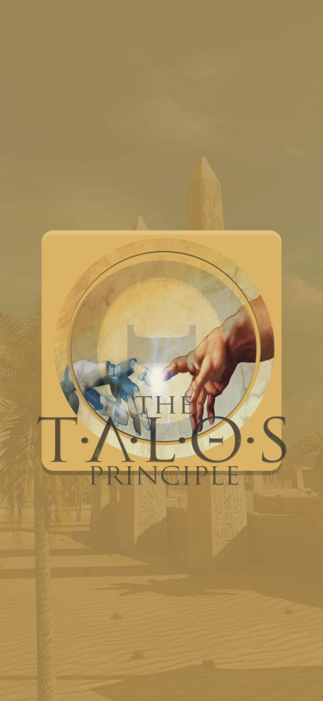 Oplev The Talos Principle på iPhone Xs Wallpapers