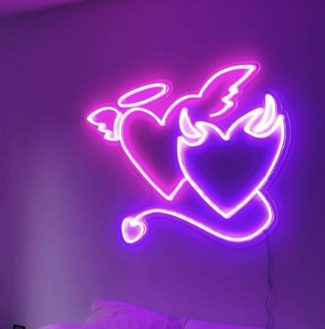 Oplys dit liv og din stil med neonæstetik Wallpapers