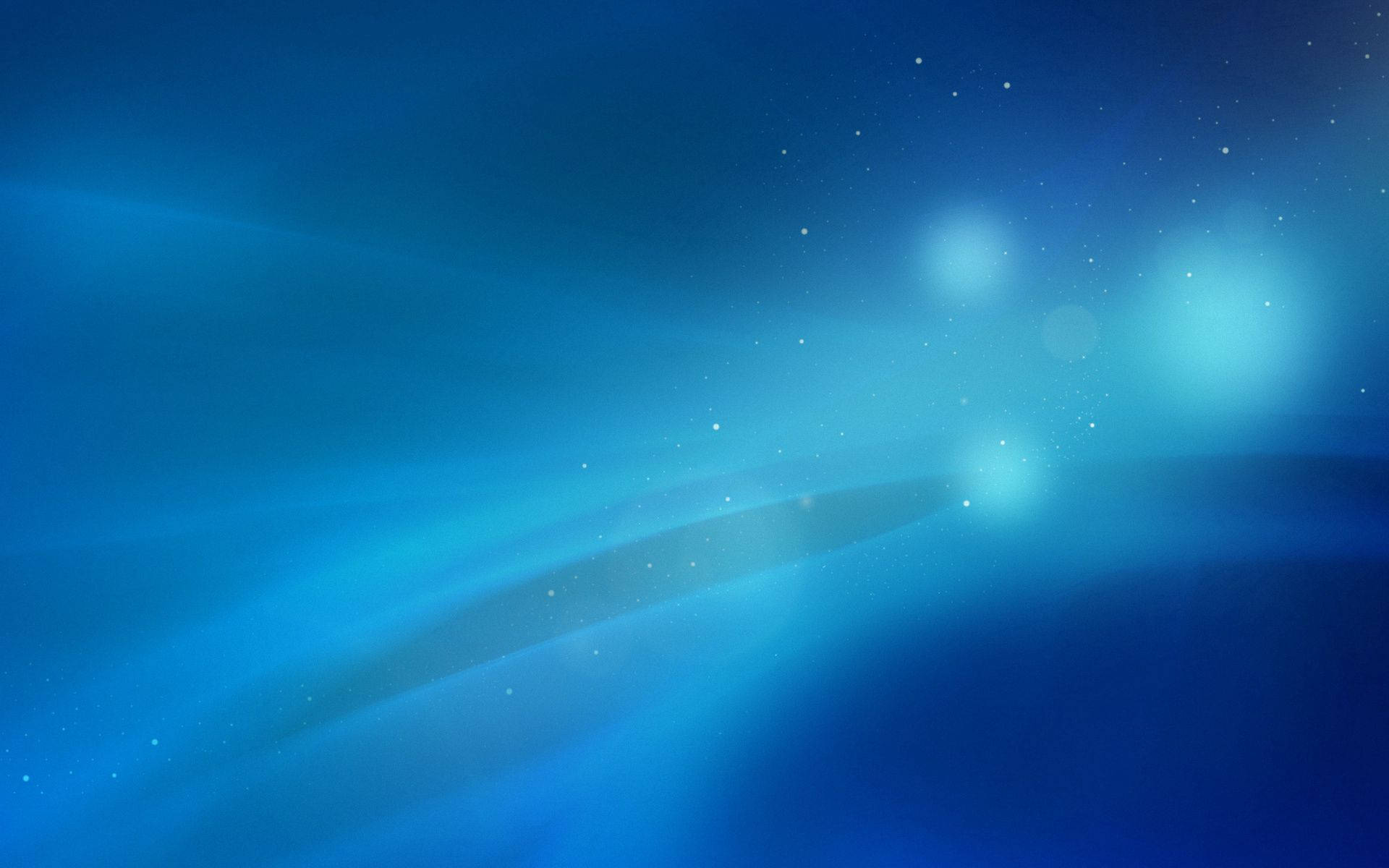 Blå lysende linjer og skinnende pletter som stjerner på en blå baggrund. — Blå Wallpapers