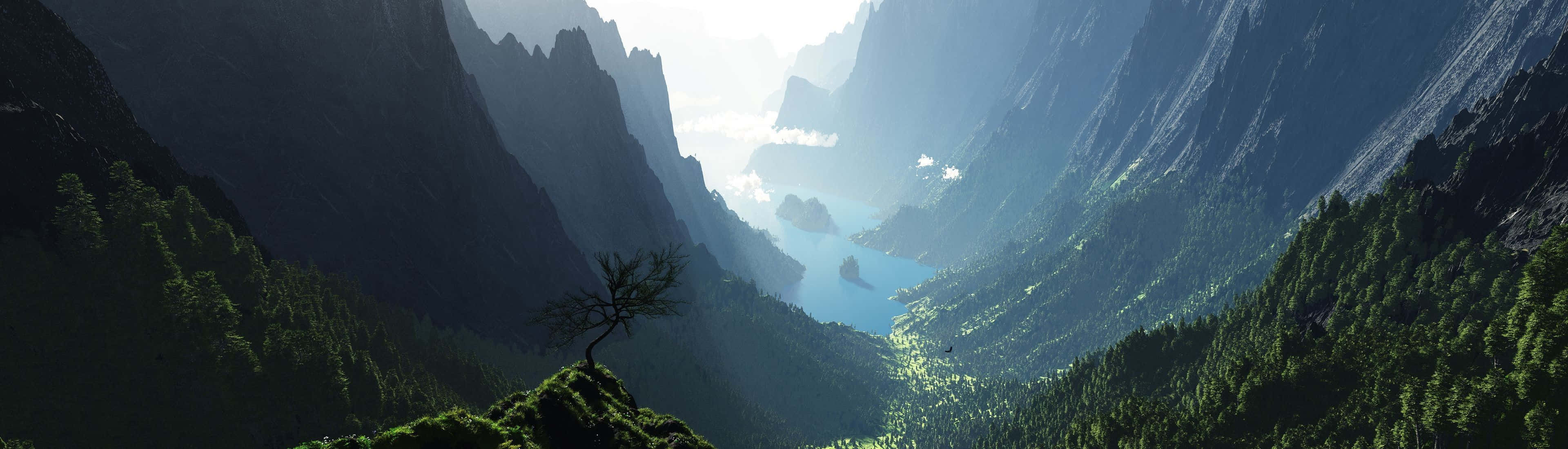 Optimer din produktivitet med et dobbeltskærmsetup Wallpapers
