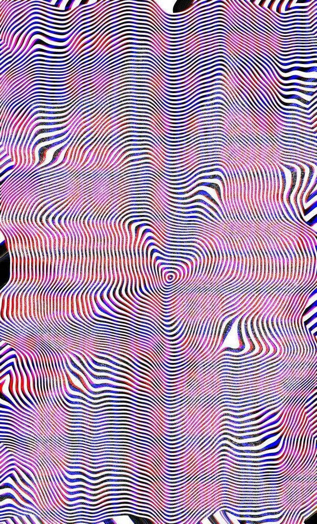 Optisk illusion kunst trippy æstetik Wallpapers