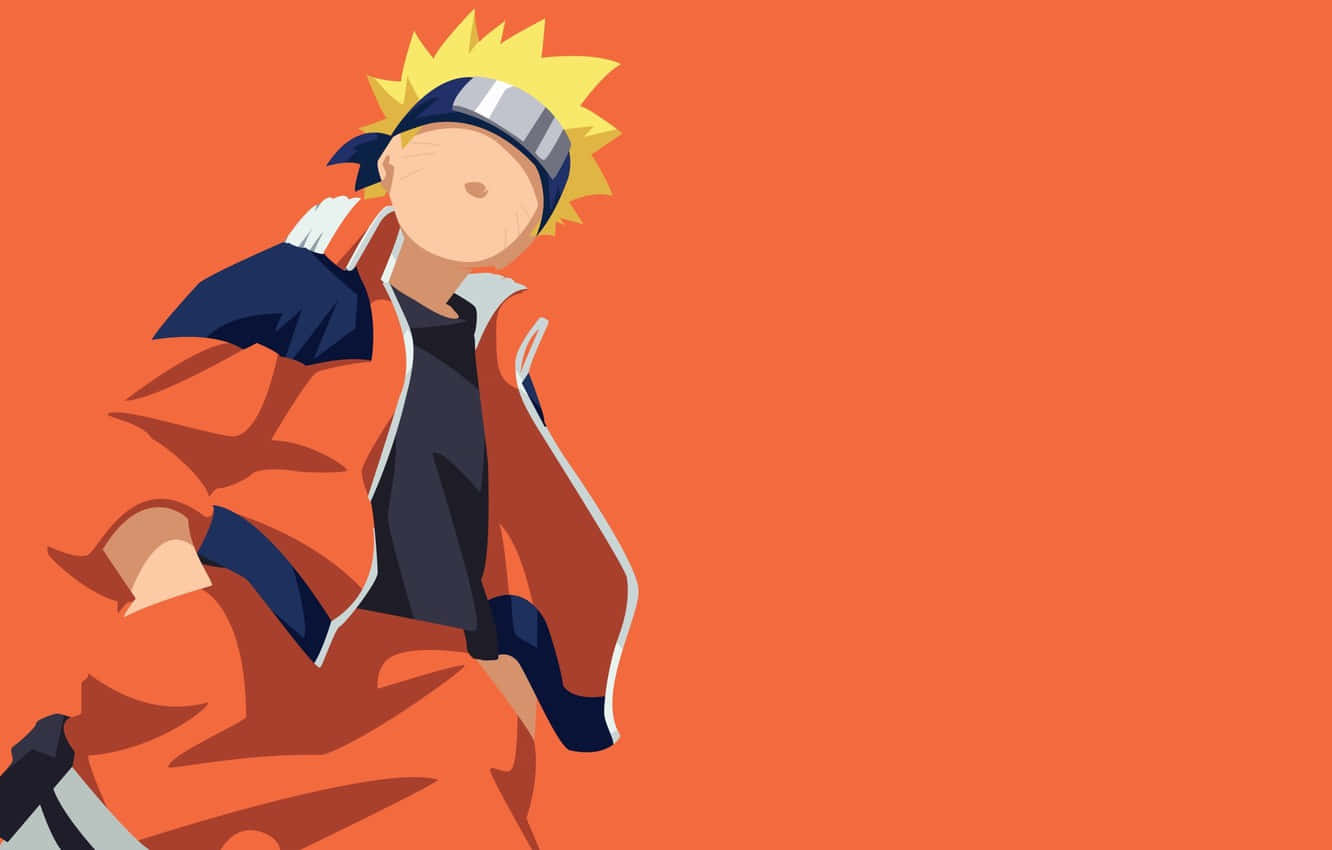 Orange anime vektorkunst af Uzumaki Naruto Wallpapers