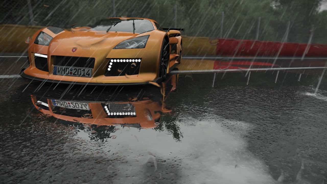 Orange bil 720p Project Cars Baggrund Wallpapers