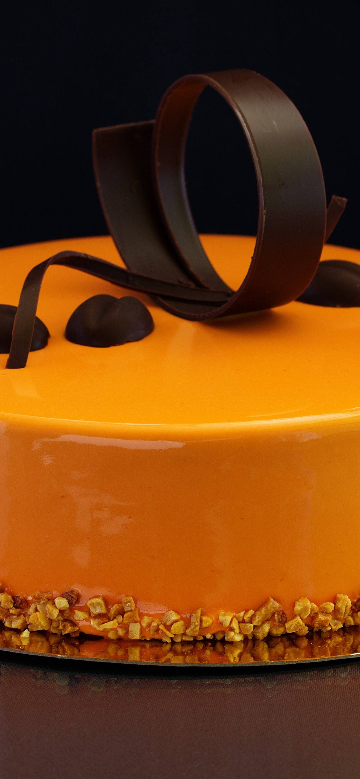 Orange chokoladekage Wallpapers