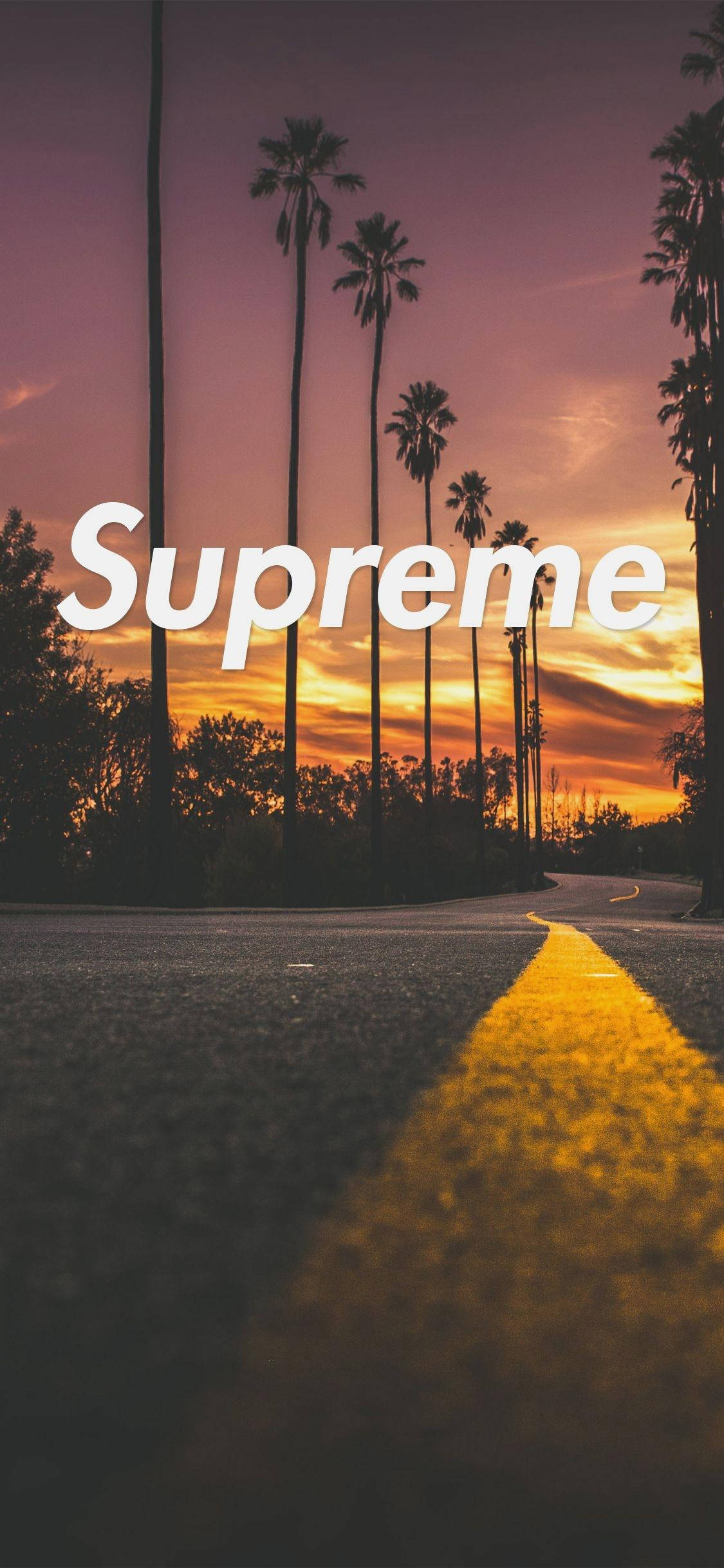 Orange Supreme-logo på vej Wallpapers