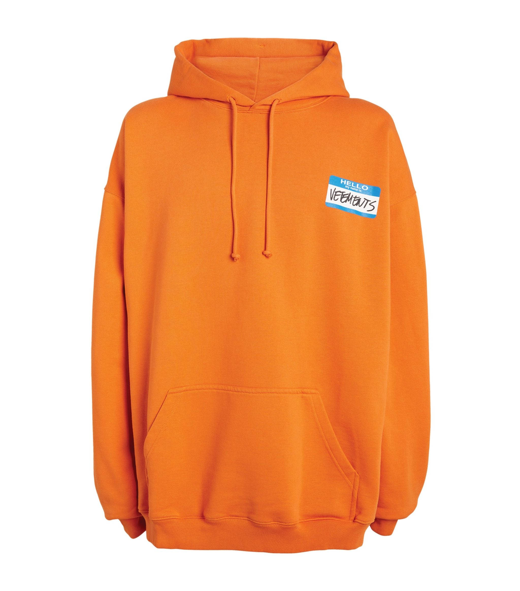Orange Vetements hættetrøje Wallpapers