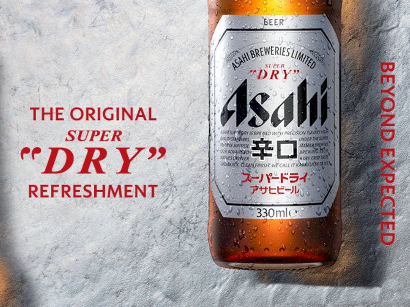 Original Asahi Super Dry Forfriskning Wallpapers