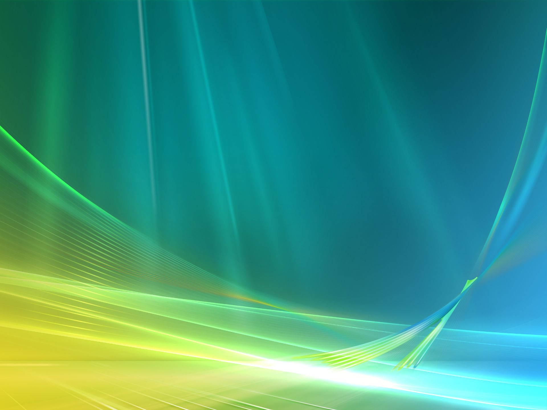 Original Windows Grøn Blå Gul Wallpapers