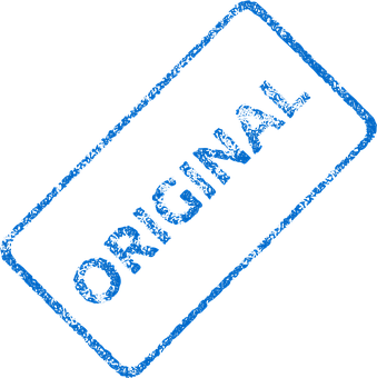 Originalt stempel blå tekstur Wallpapers
