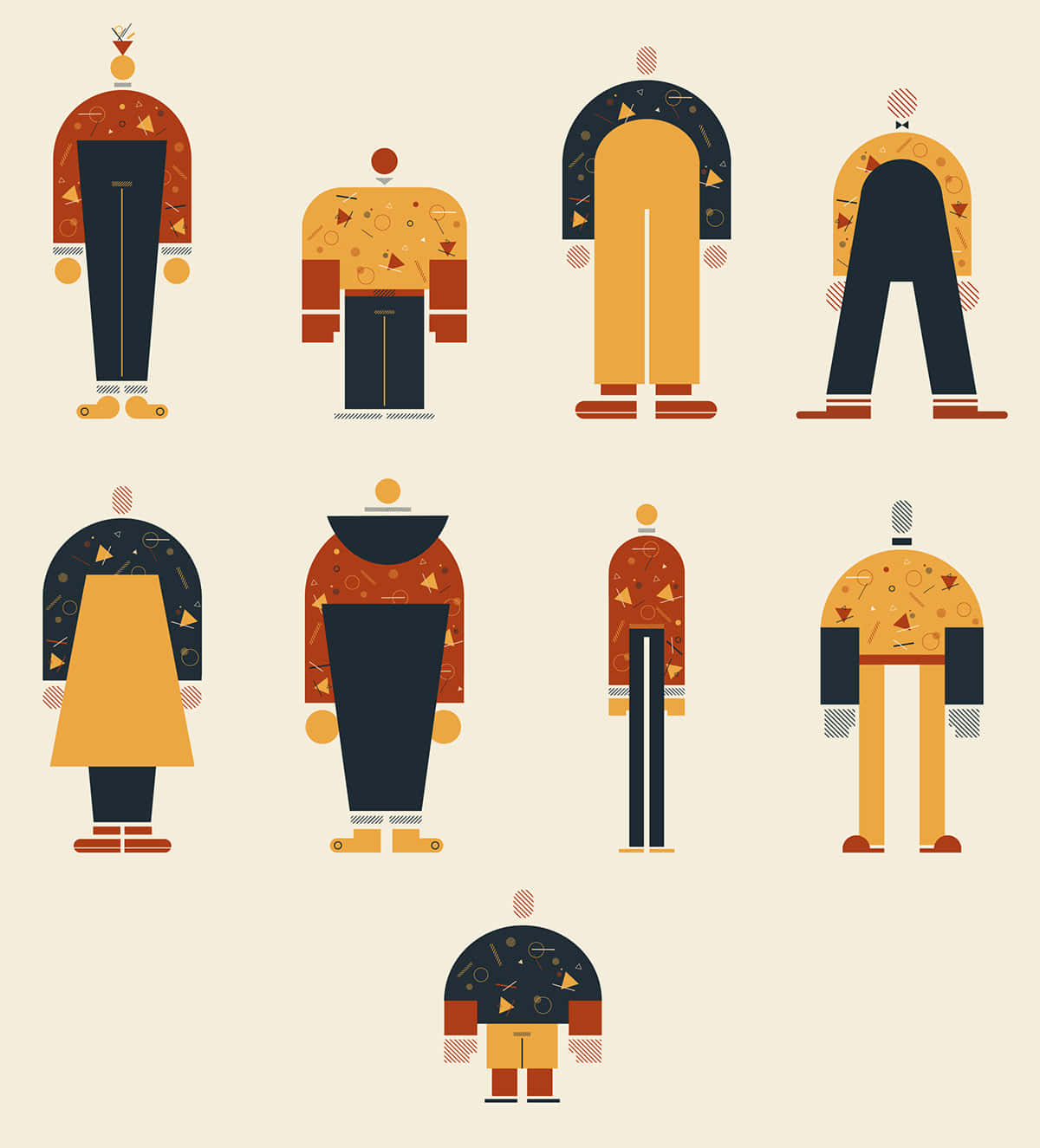 Outfit geometriske formbilleder Wallpapers