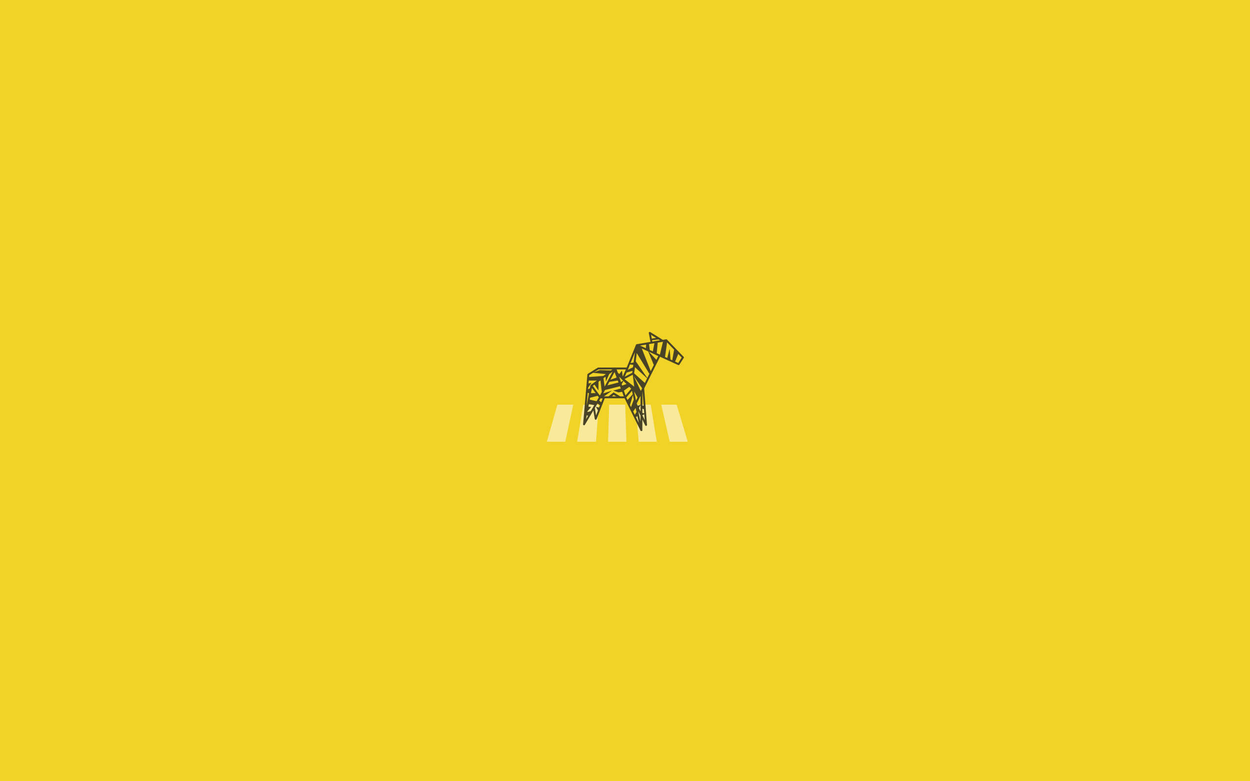 Overgang Zebra Minimalistisk Æstetik Laptop Wallpapers