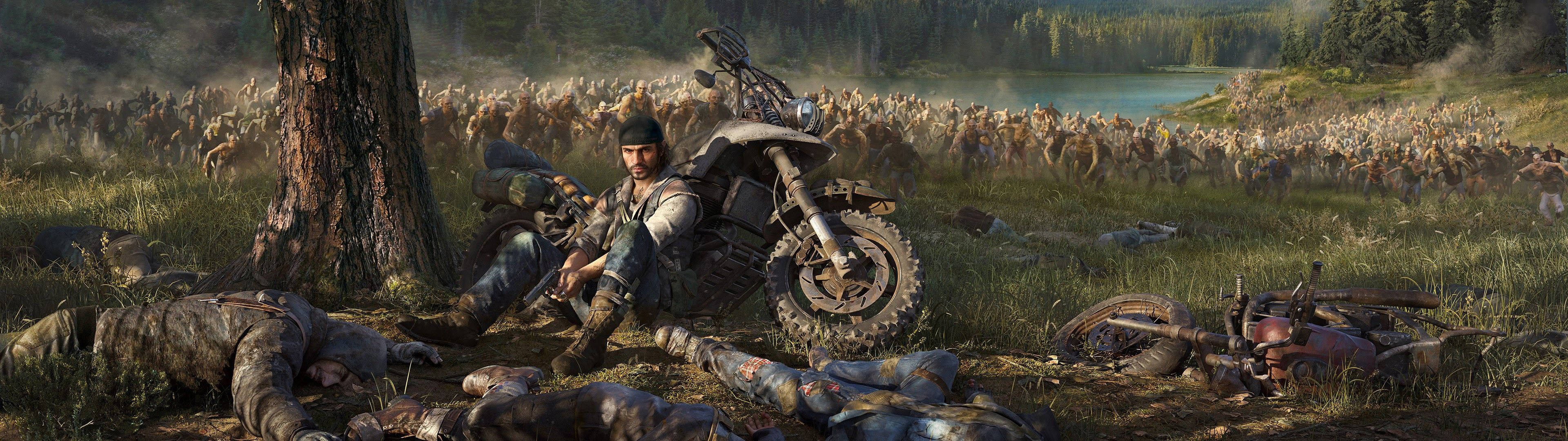 Overlev en zombie-inficeret ødemark i Days Gone Wallpapers
