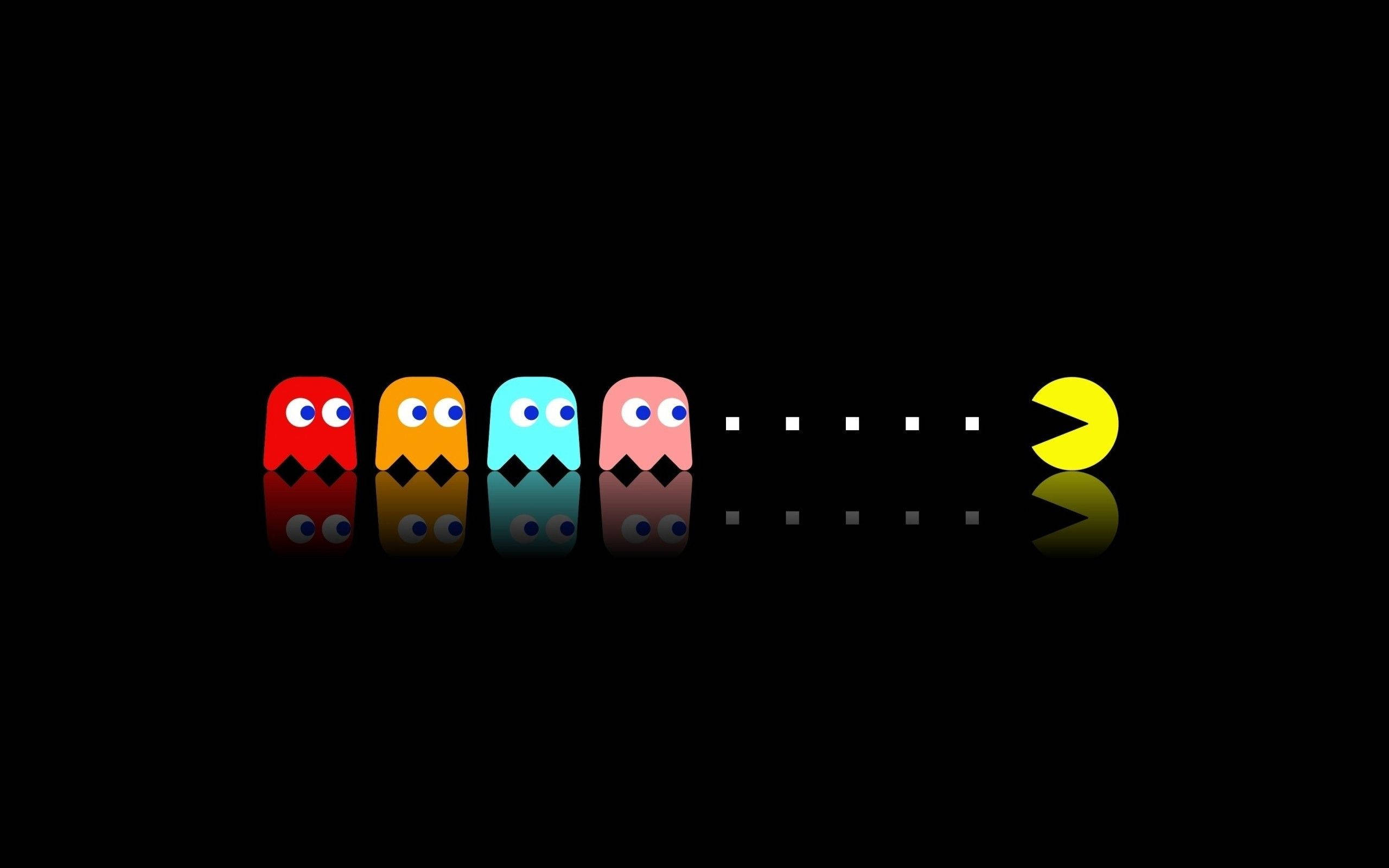 Pacman spiller mod spøgelser Wallpapers