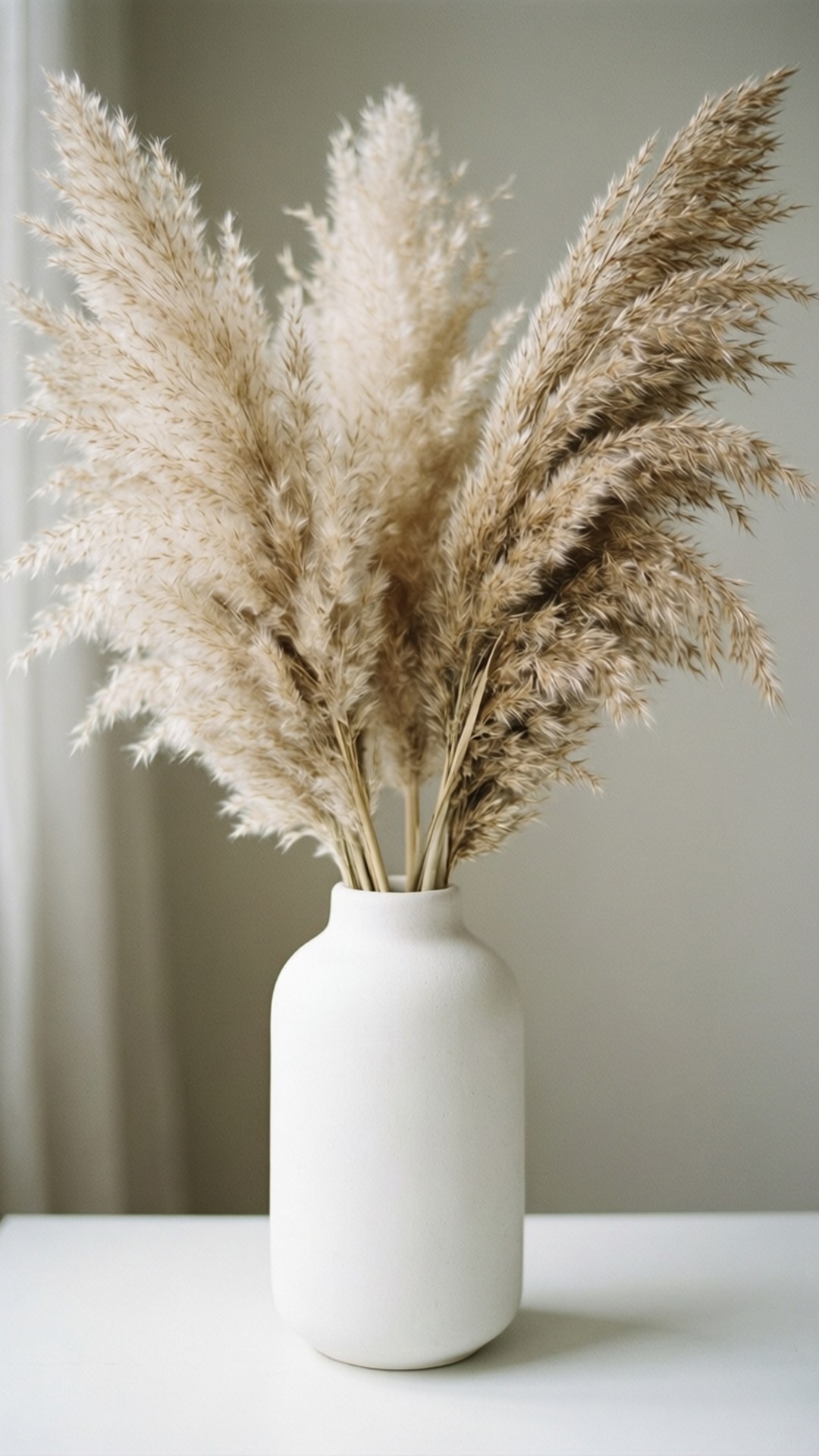 Pampasgræs i vase Wallpapers