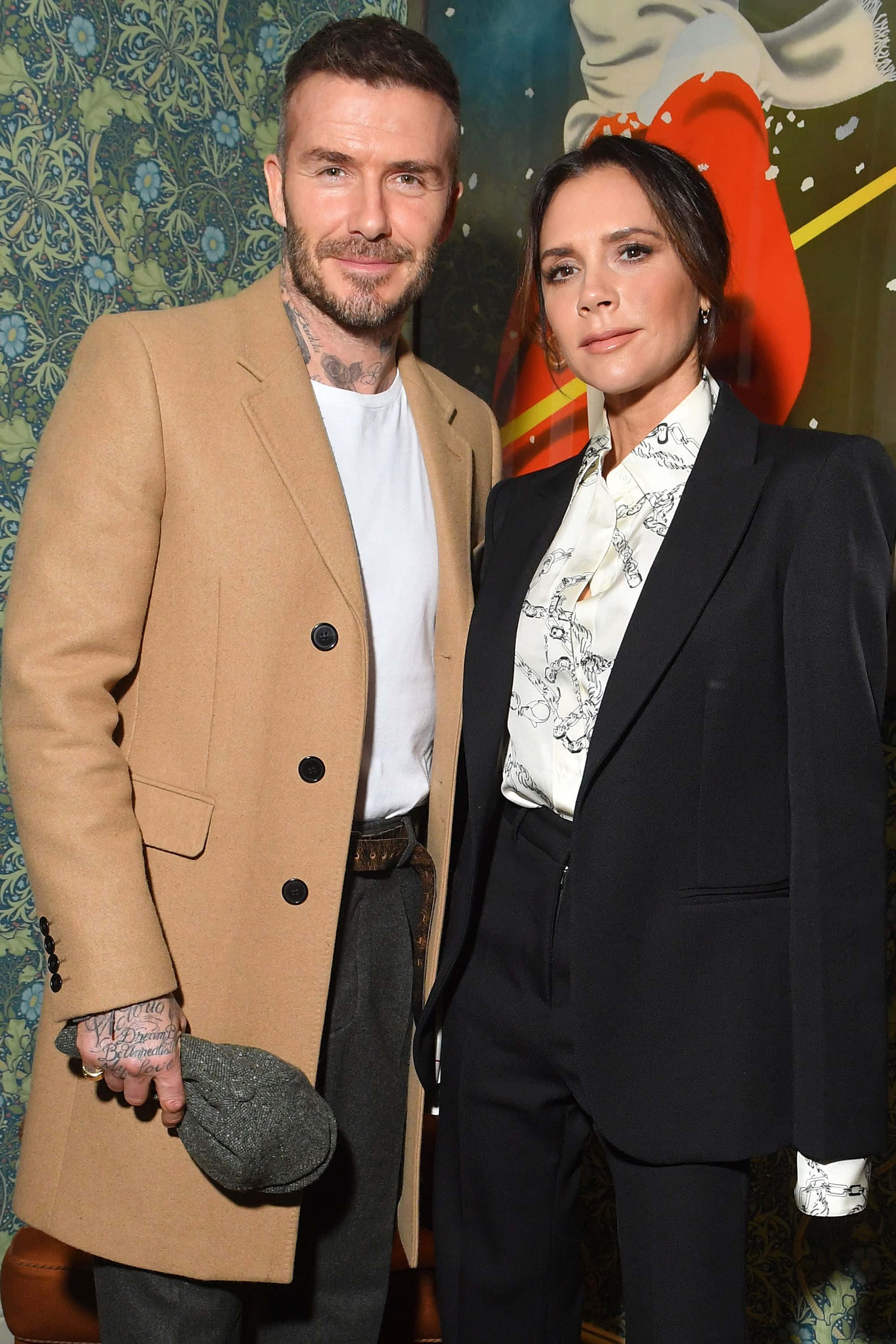 Parret David og Victoria Beckham billede Wallpapers
