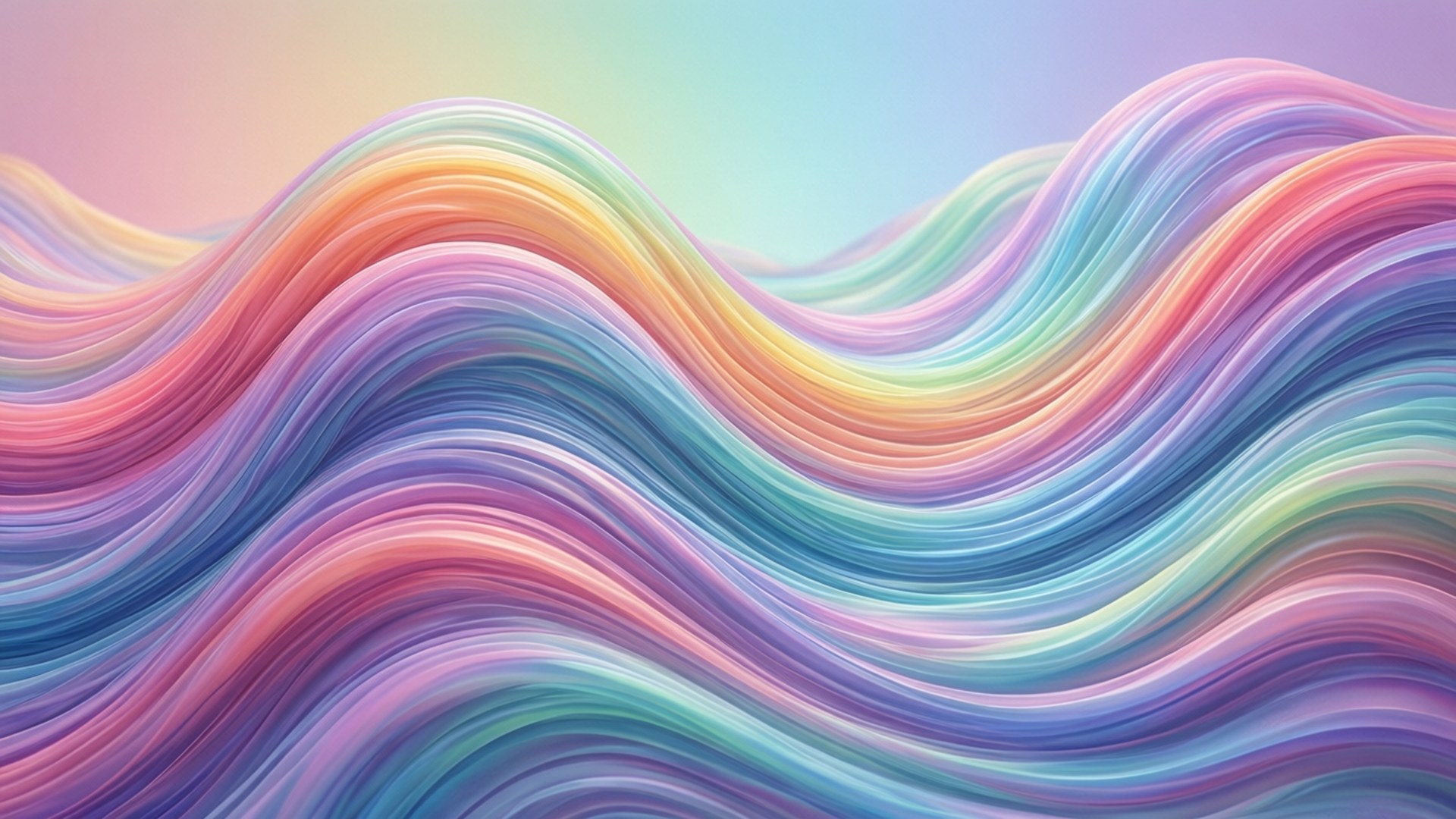 Pastel abstrakt bølge Wallpapers