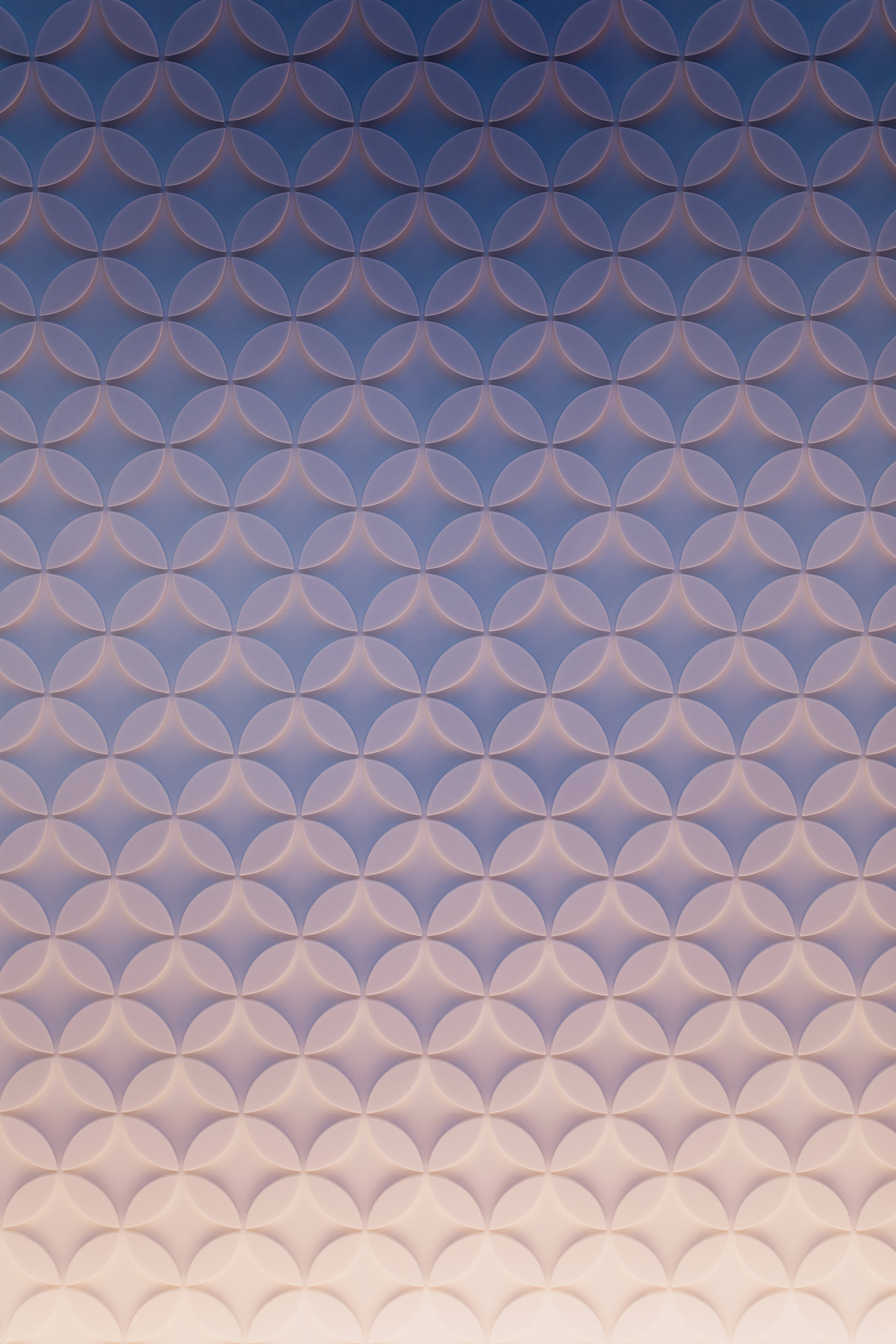 Pastel geometrisk sejt mønster Wallpapers