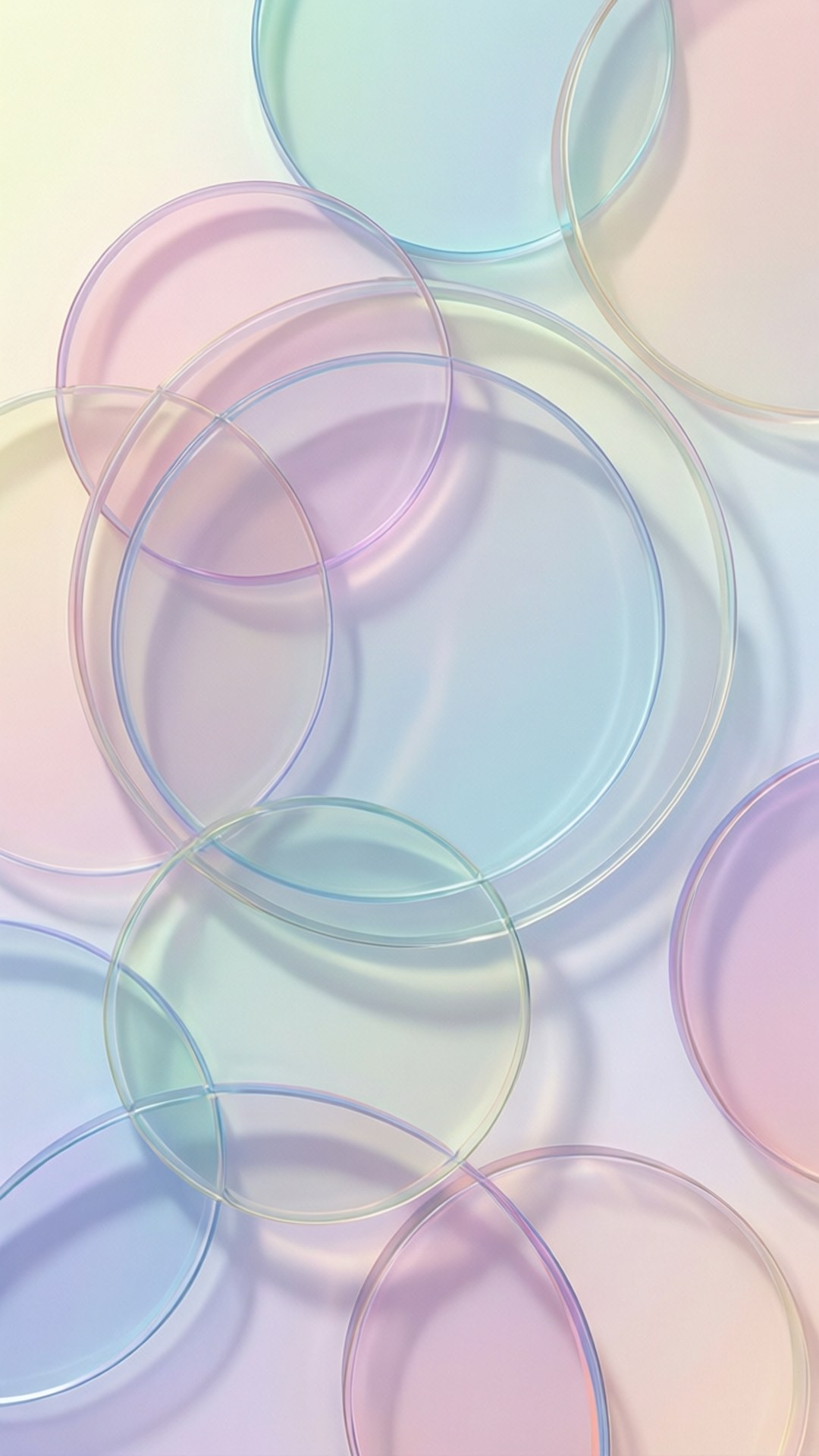 Pastel geometriske cirkler Wallpapers
