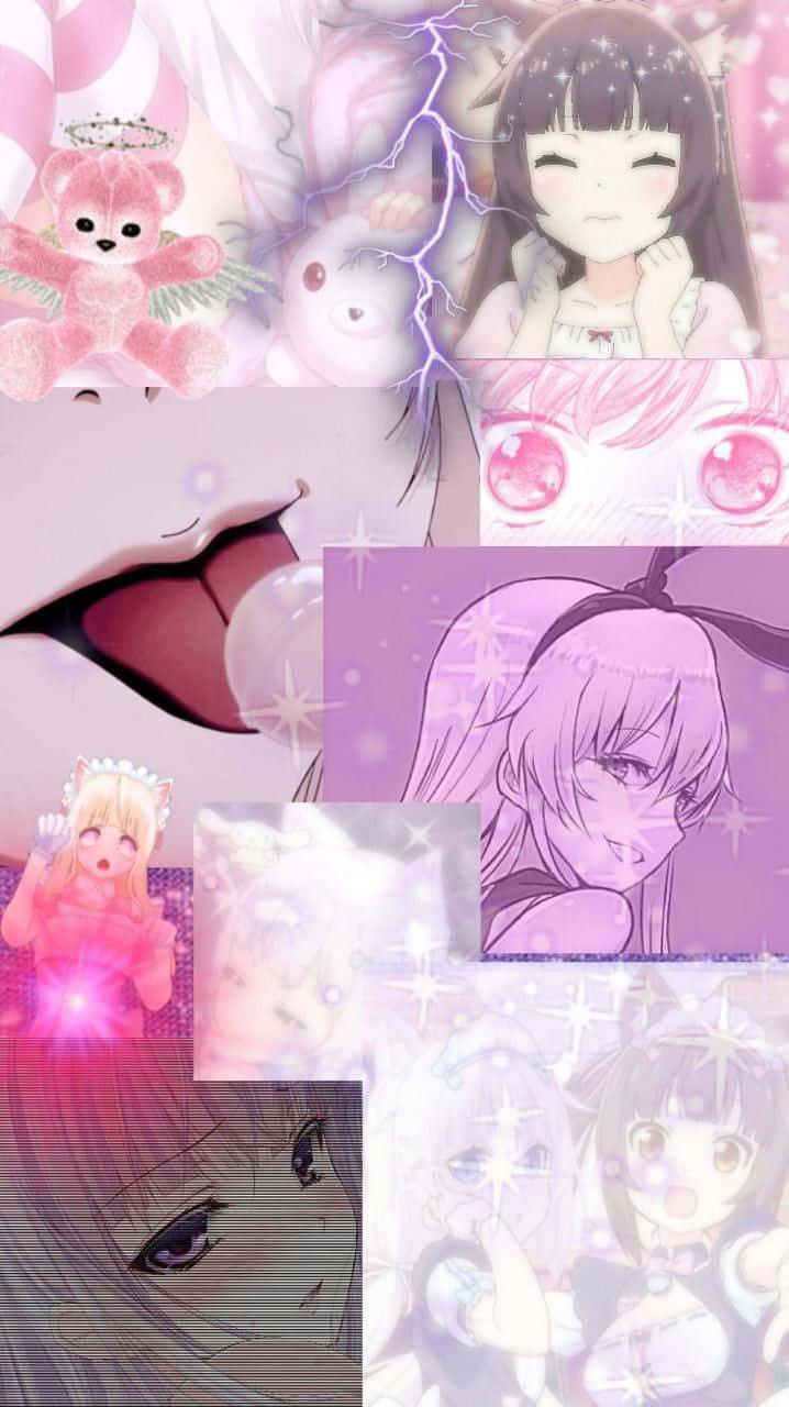 Pastel Goth Anime Pige Collage Wallpapers