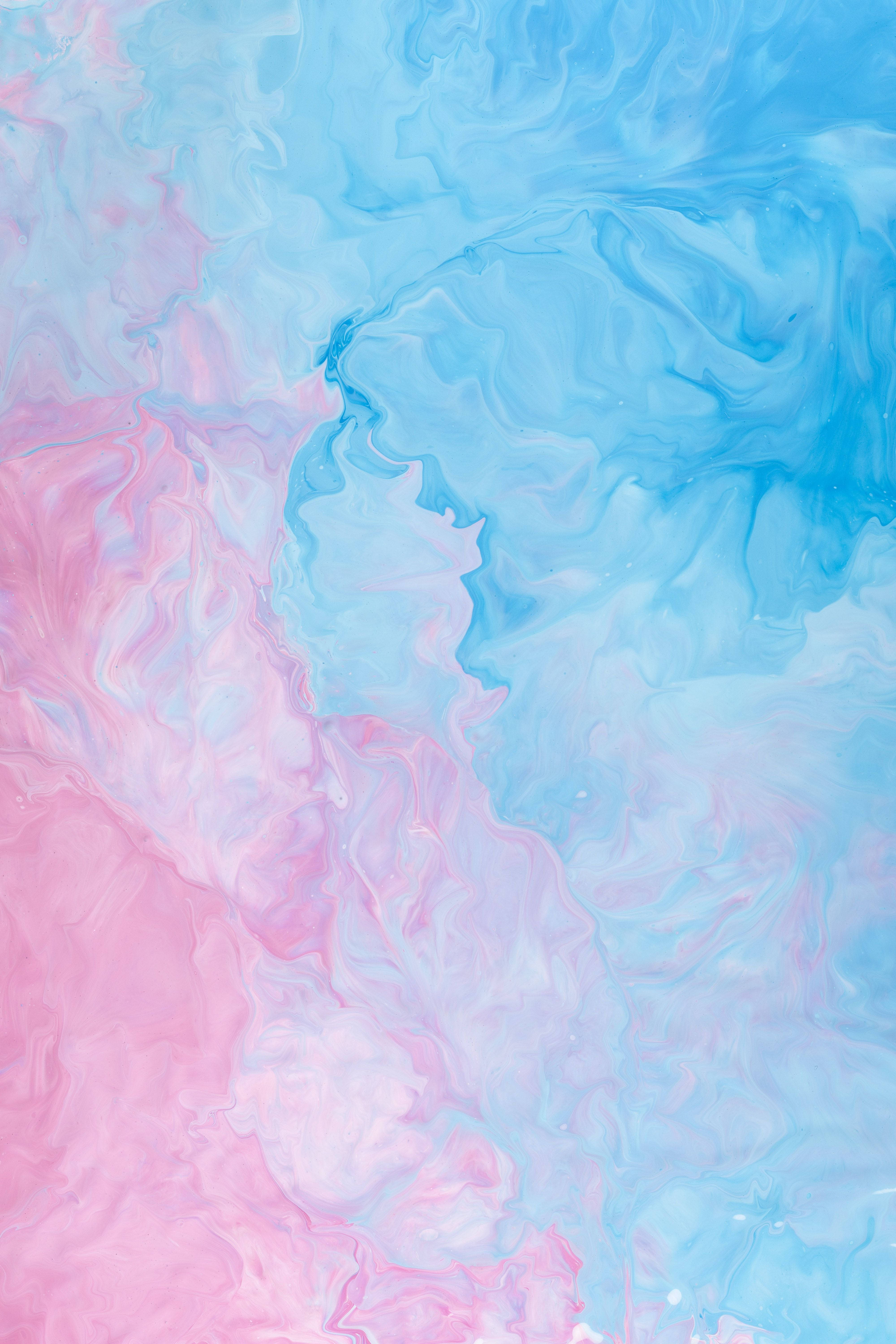 Pastel iPad blå og pink blanding Wallpapers