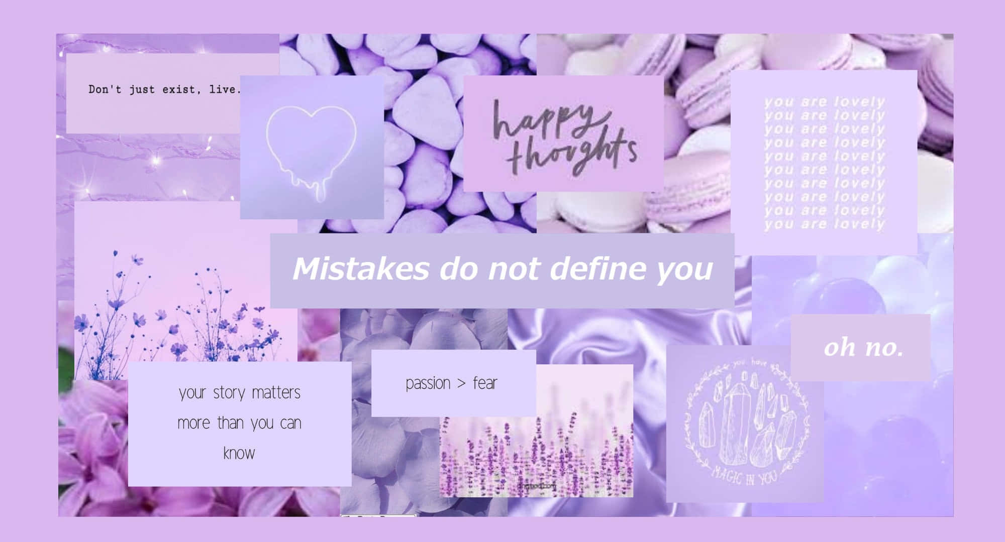 Pastel lilla baggrund Wallpapers