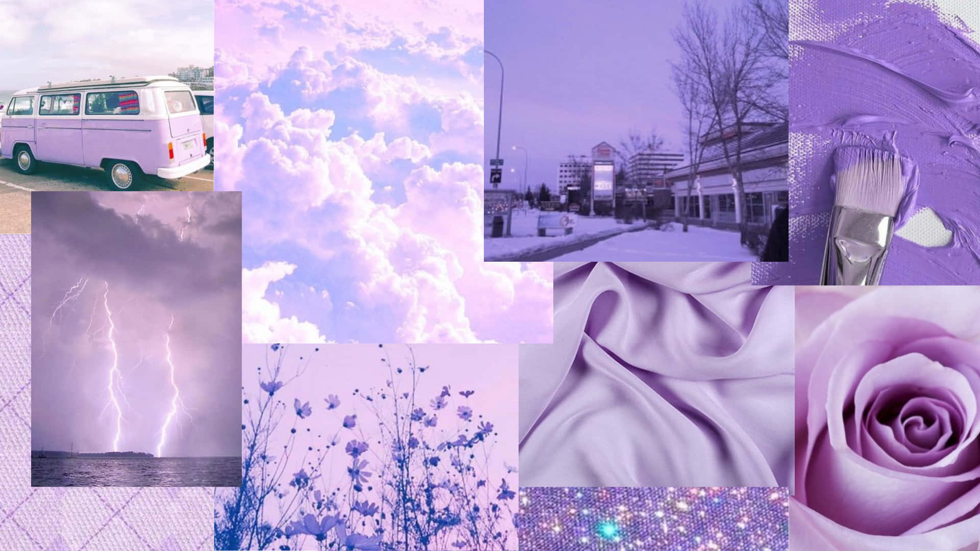 Pastel lilla baggrund Wallpapers