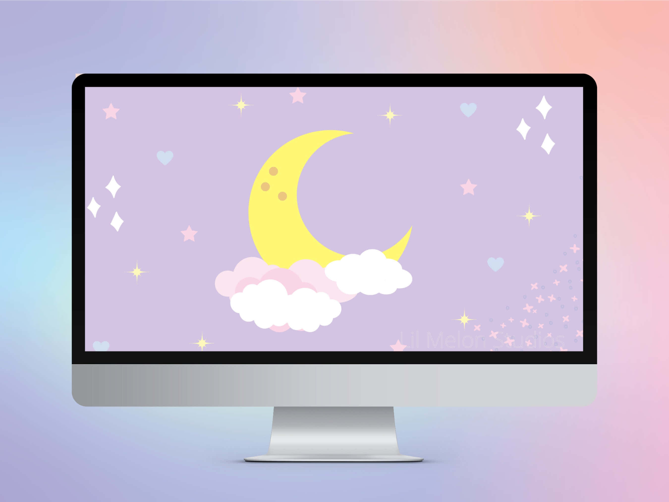Pastel lilla baggrund Wallpapers