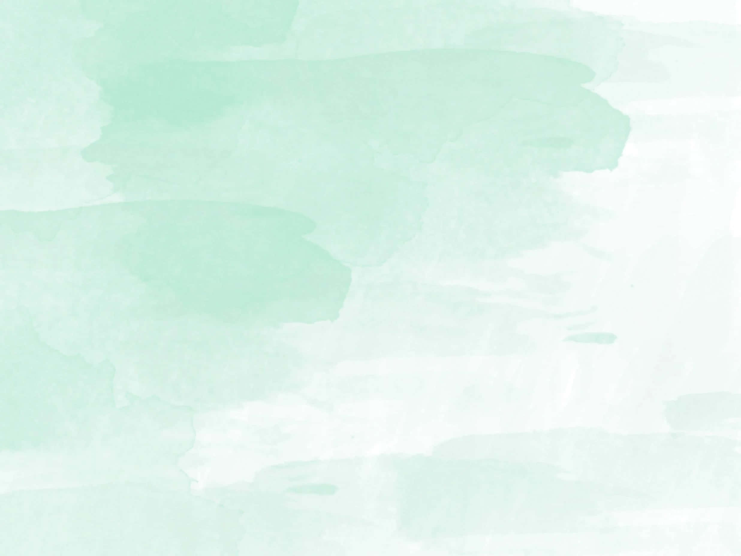 Pastel lysegrøn akvarelstrøg baggrund Wallpapers