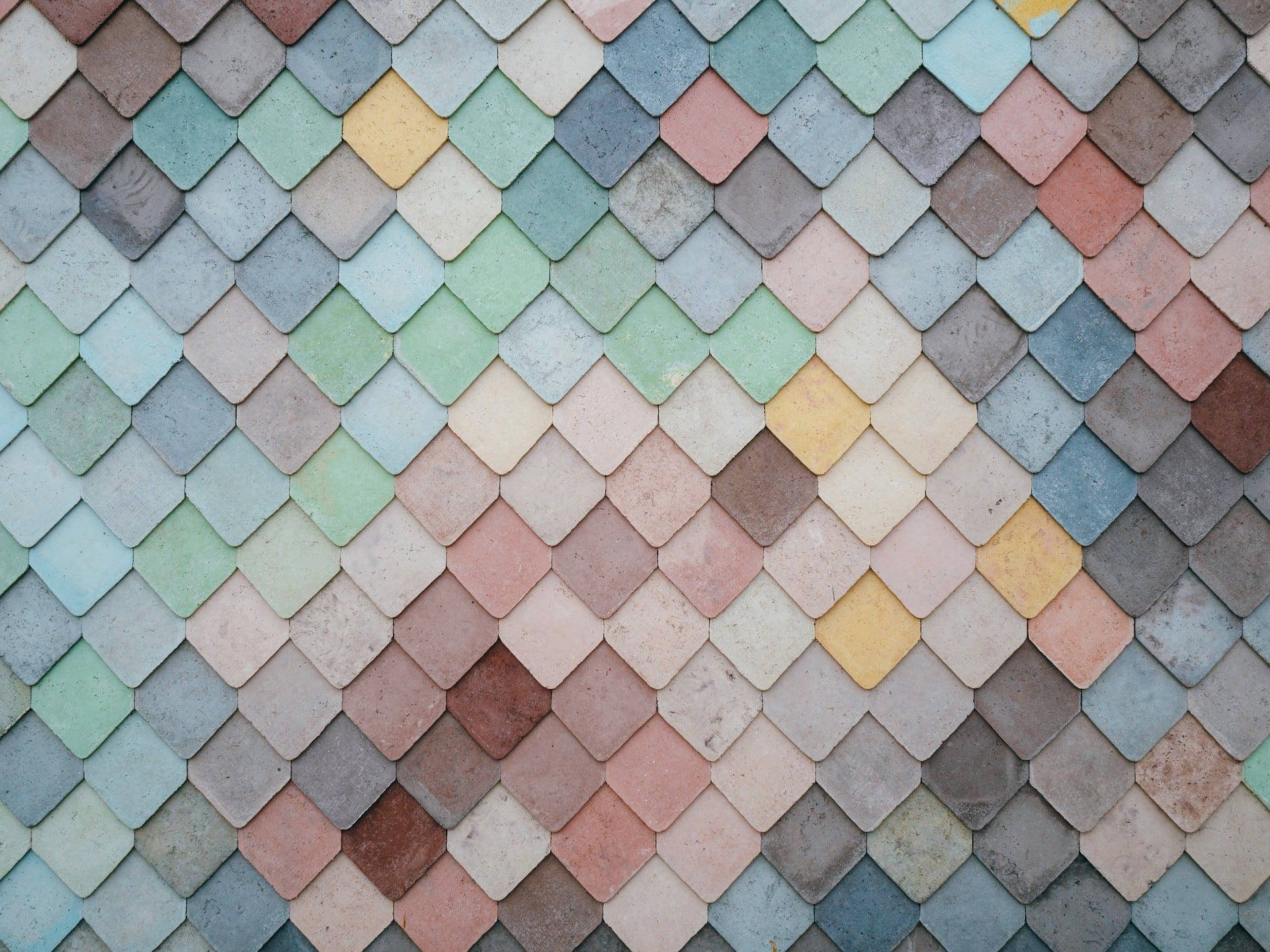 Pastel mosaikfliser til gulv Wallpapers