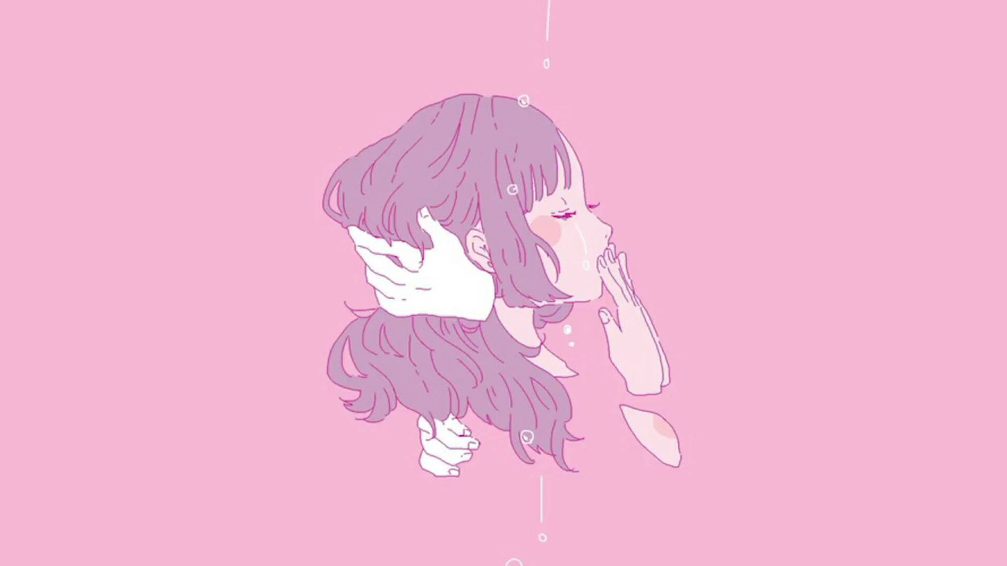 Pastel pink anime æstetik Wallpapers