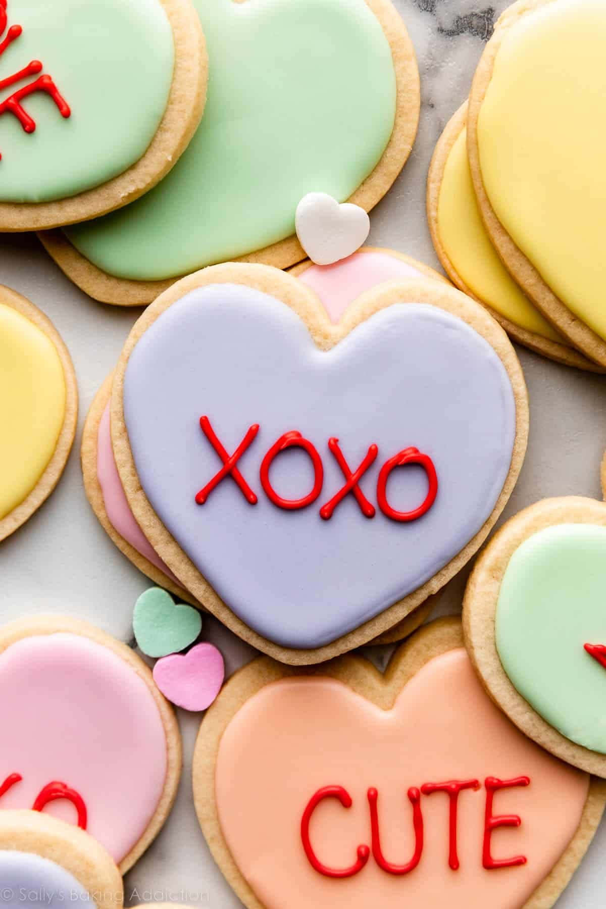 Pastel Valentinsdagshjerte Småkager Billeder Wallpapers