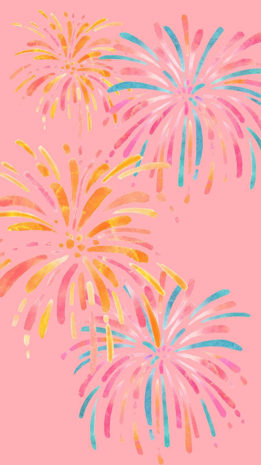 Pastelfarvede fyrværkeri grafisk kunst Wallpapers