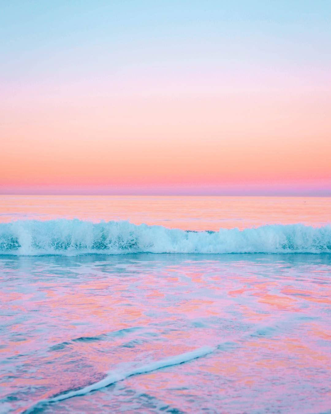 Pastelrosa hav Wallpapers