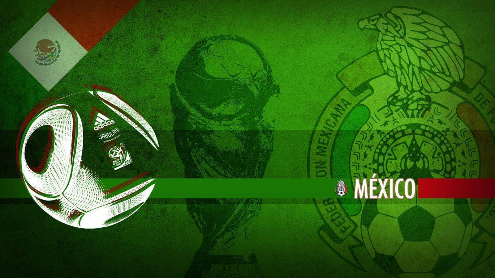 Patriotisk VM Mexico Nationale Fodboldlandshold Wallpapers