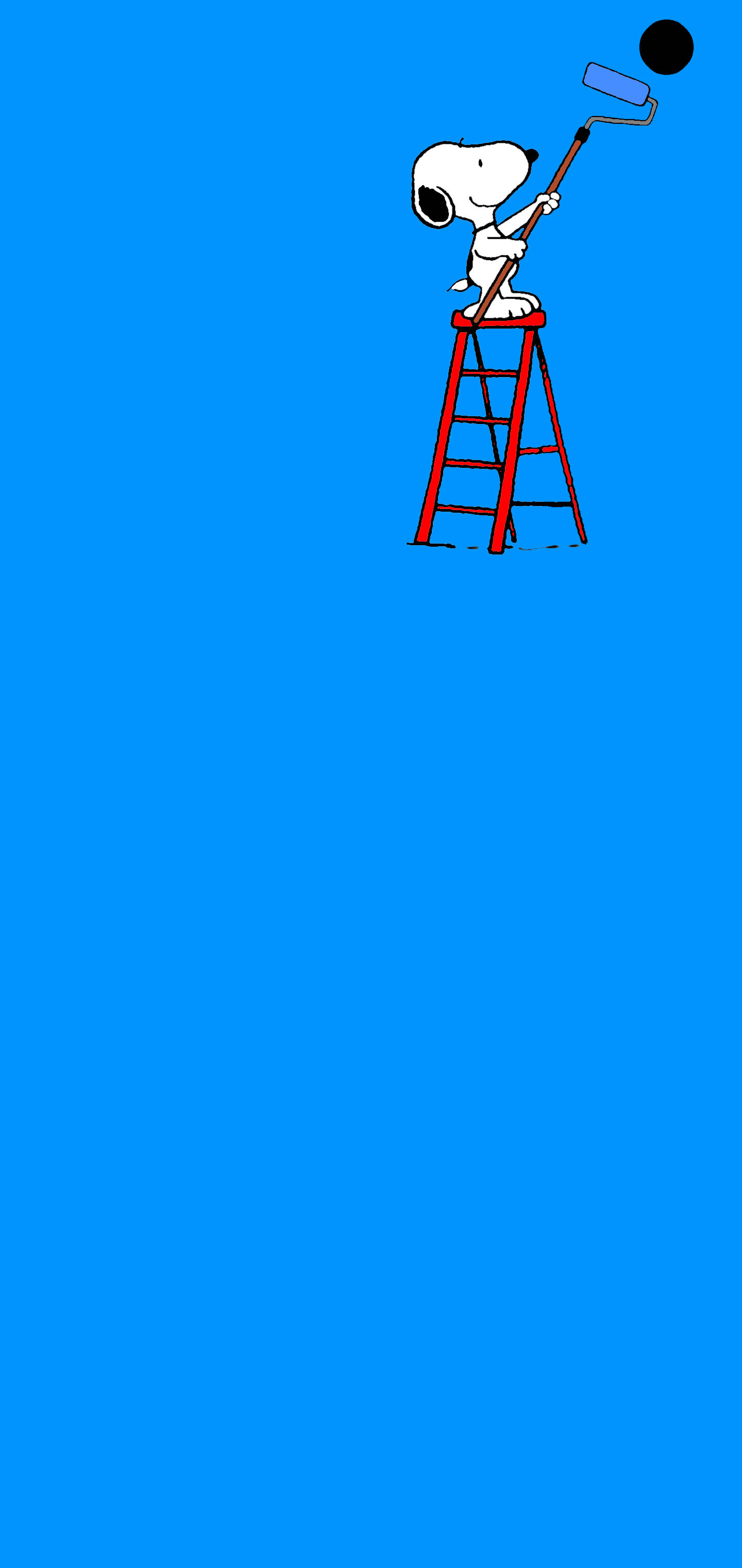 Peanuts Snoopy maler hul Wallpapers
