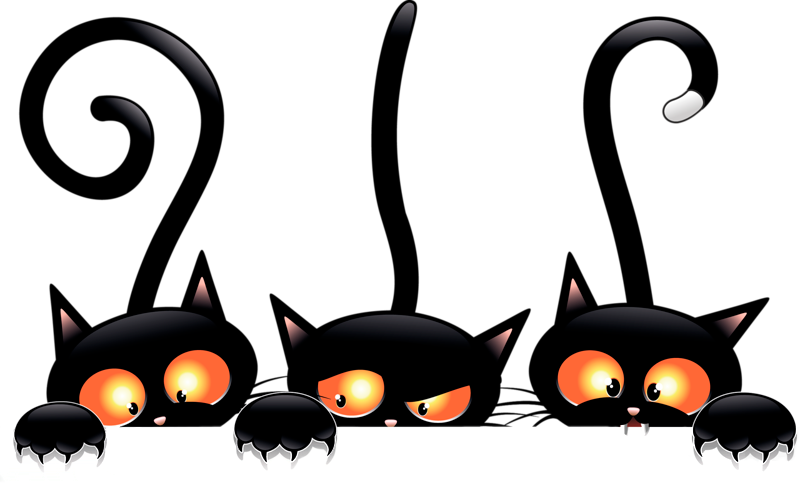 Peekaboo sorte katte tegneserie Wallpapers