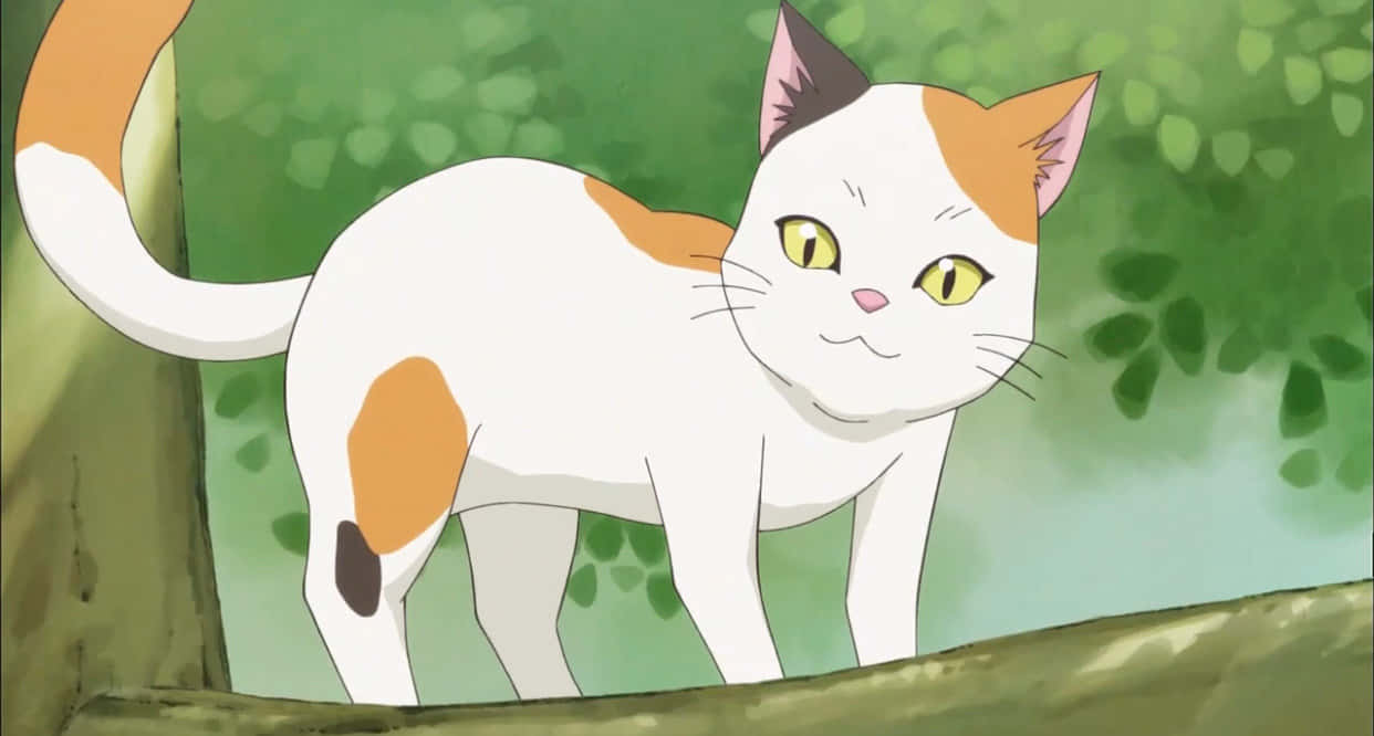 Perfekt sød anime-kat Wallpapers