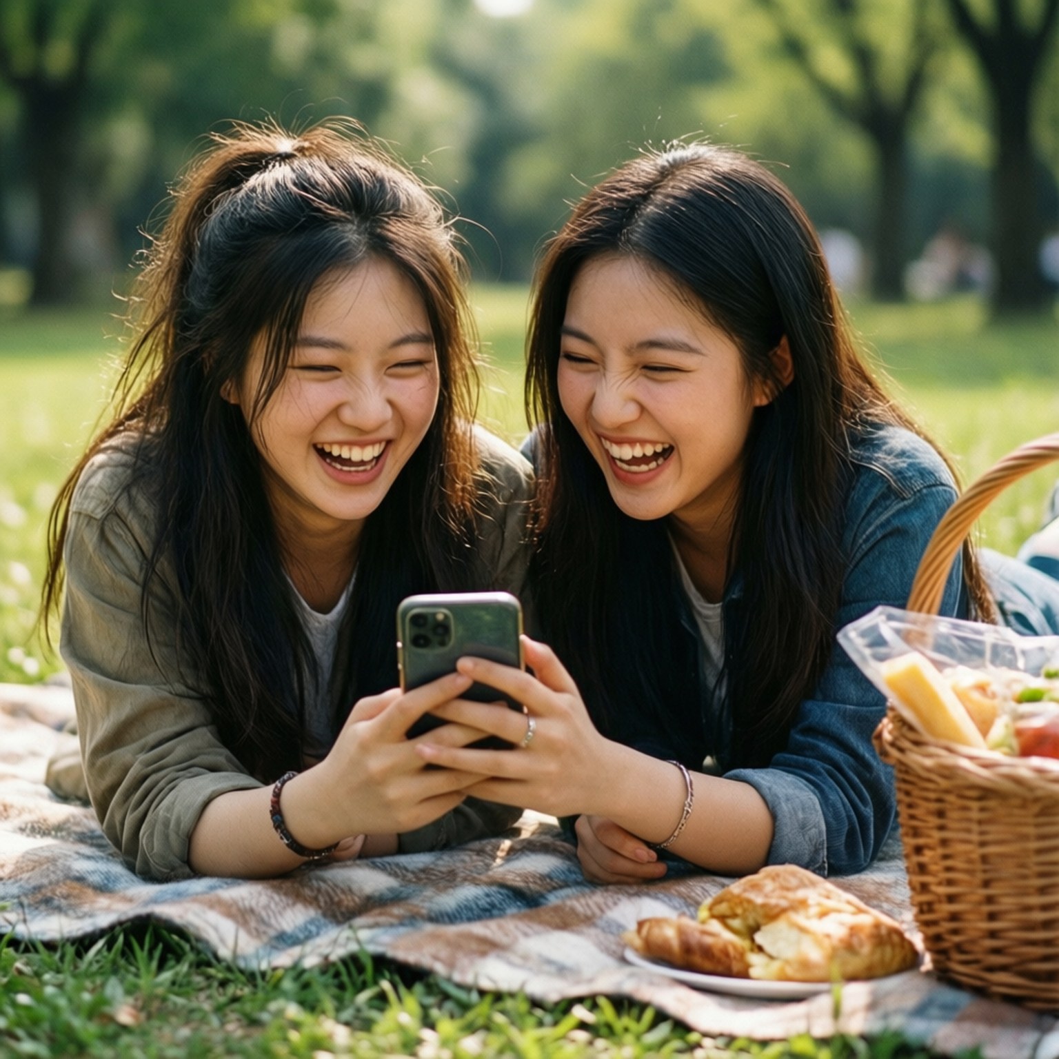 Picnic Laughter Wallpapers