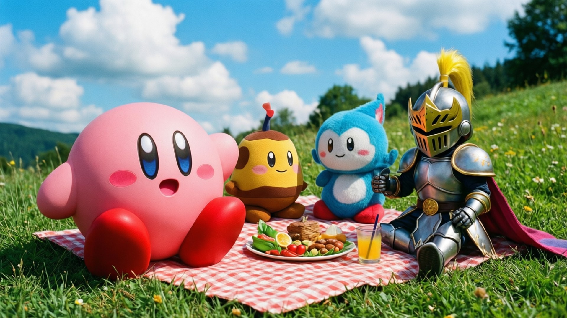 Picnic med venner Wallpapers
