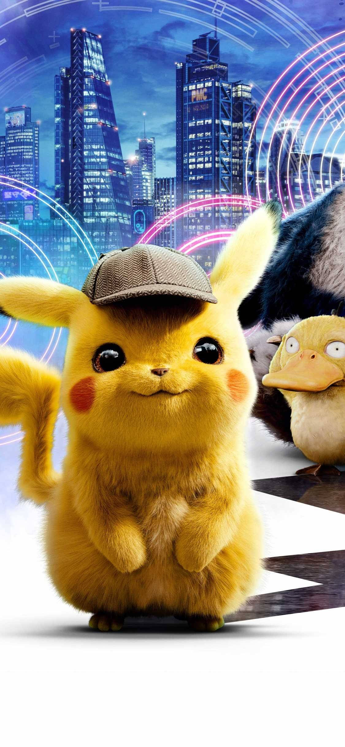 Pikachu og Psyduck Wallpapers