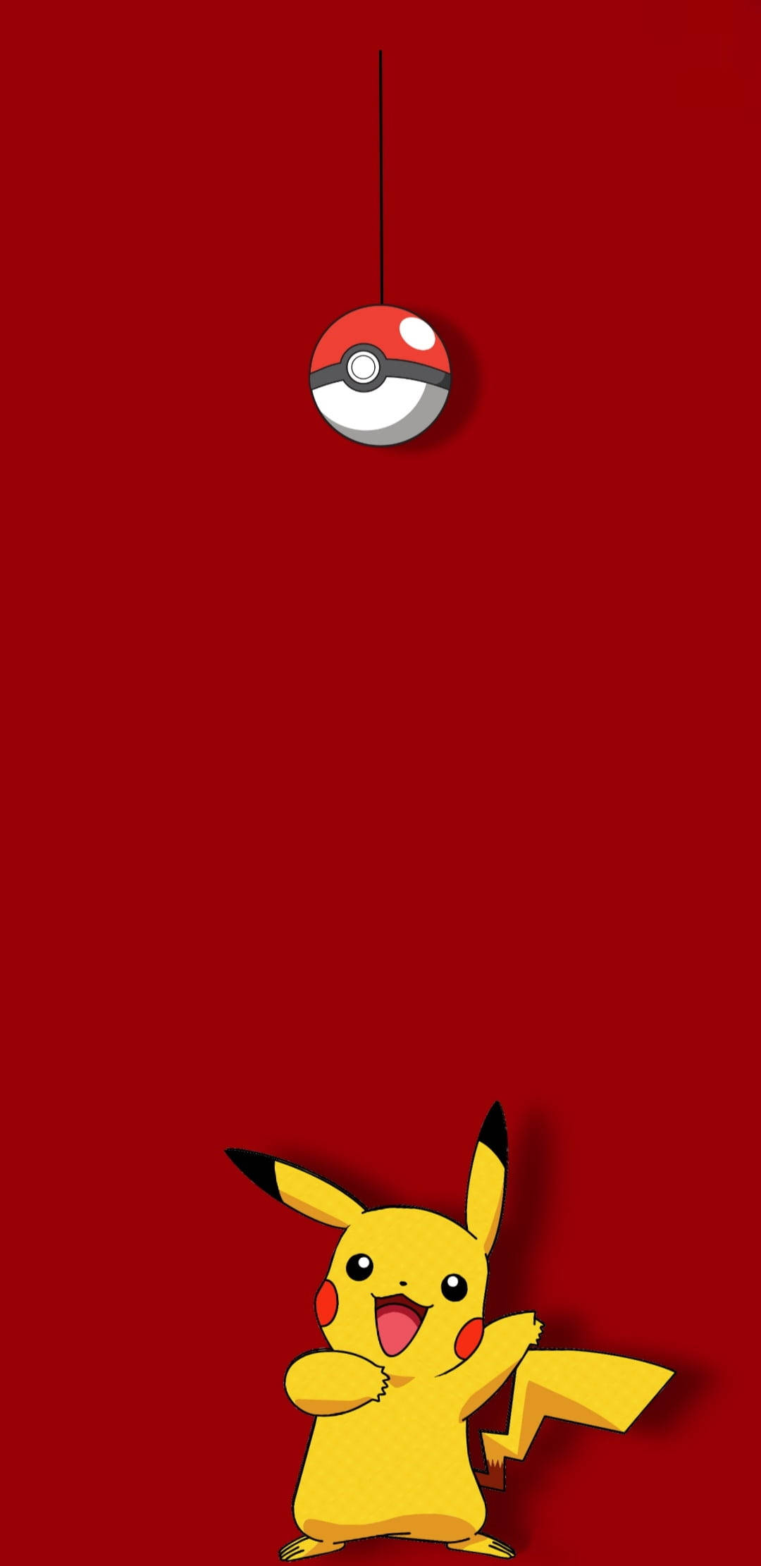 Pikachu slår hul 4K Wallpapers