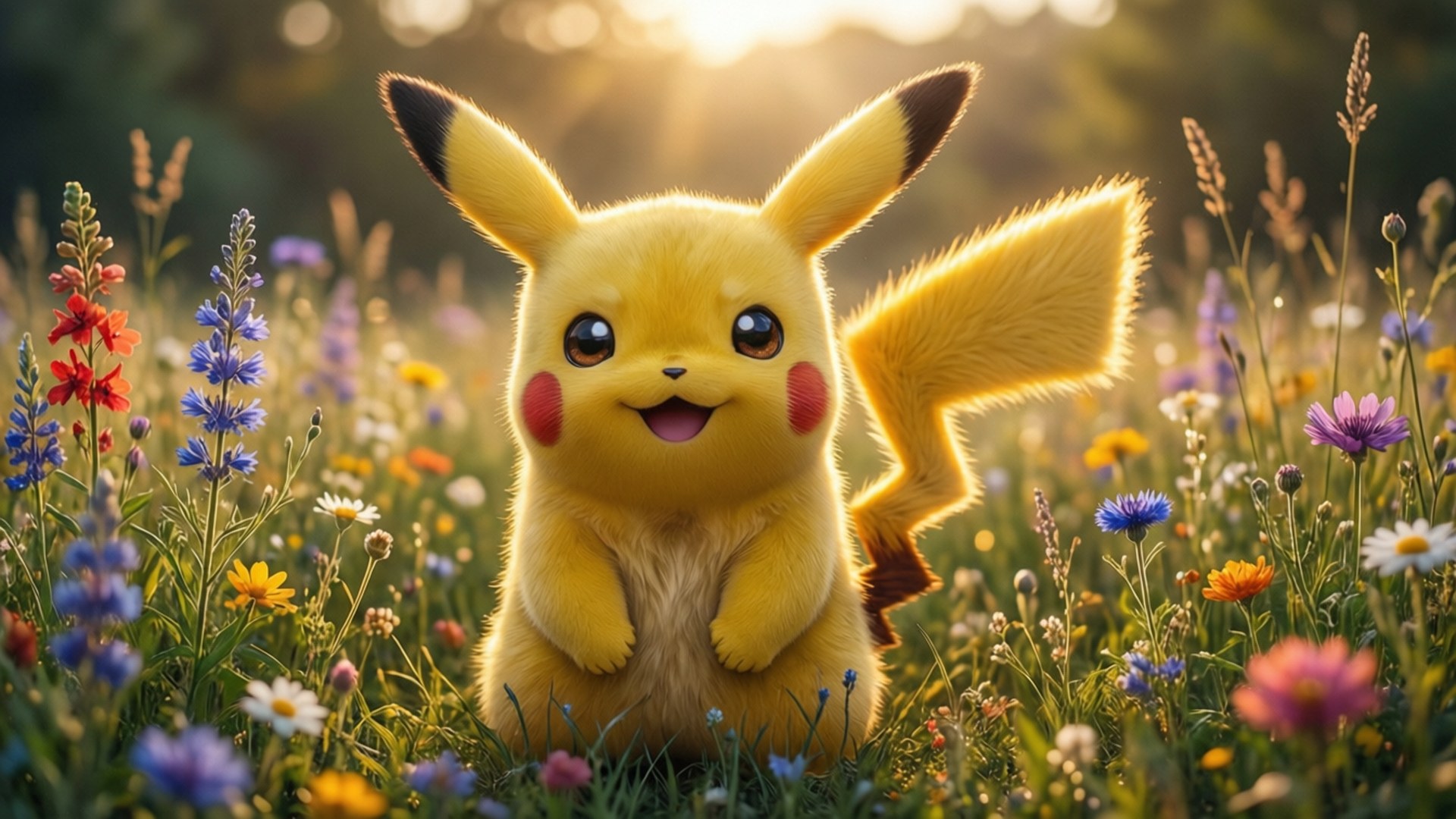 Pikachus solopgang Wallpapers