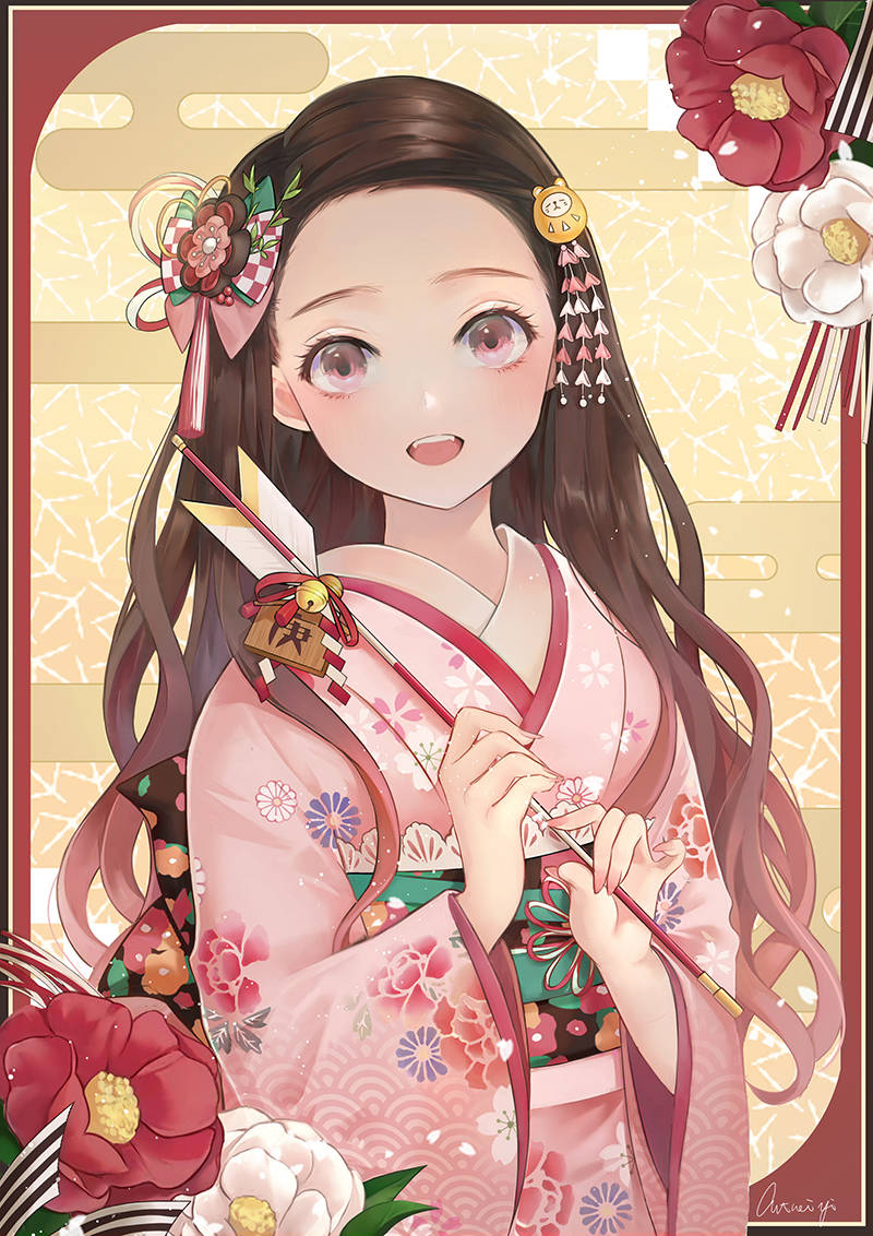 Pil Dæmon Dræber Nezuko Wallpapers