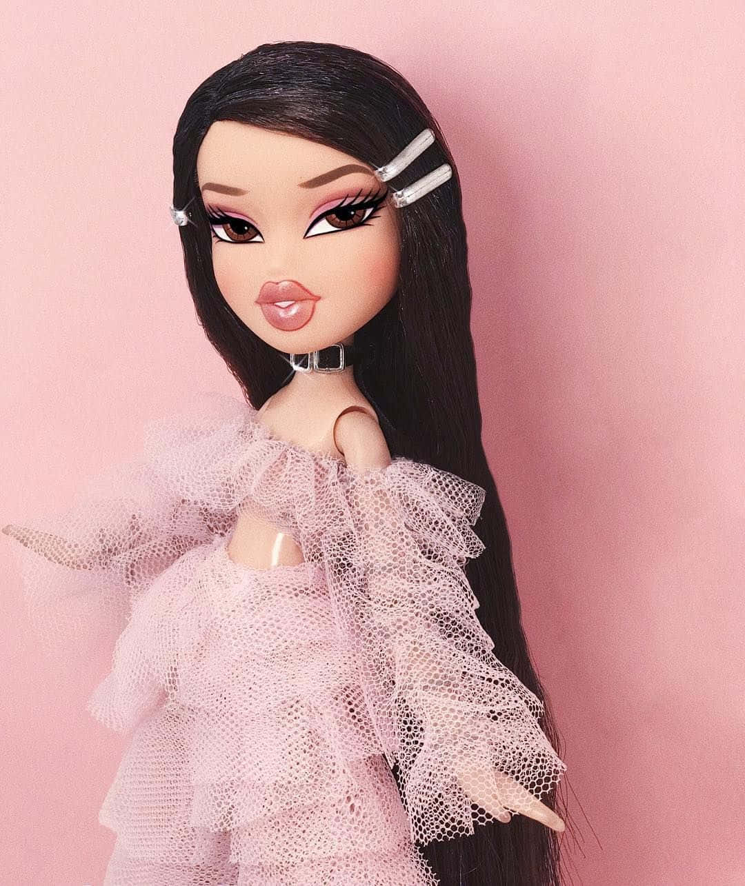 Pink æstetisk Bratz-dukke Jade Wallpapers