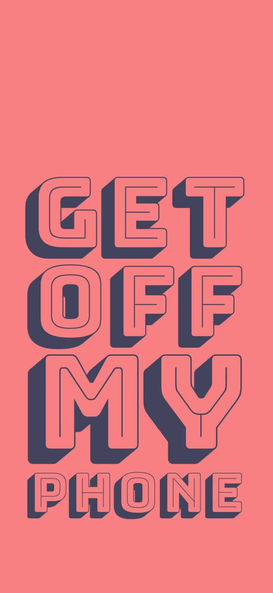 Pink Aesthetic Put Down My Phone Quotes Version Wallpapers