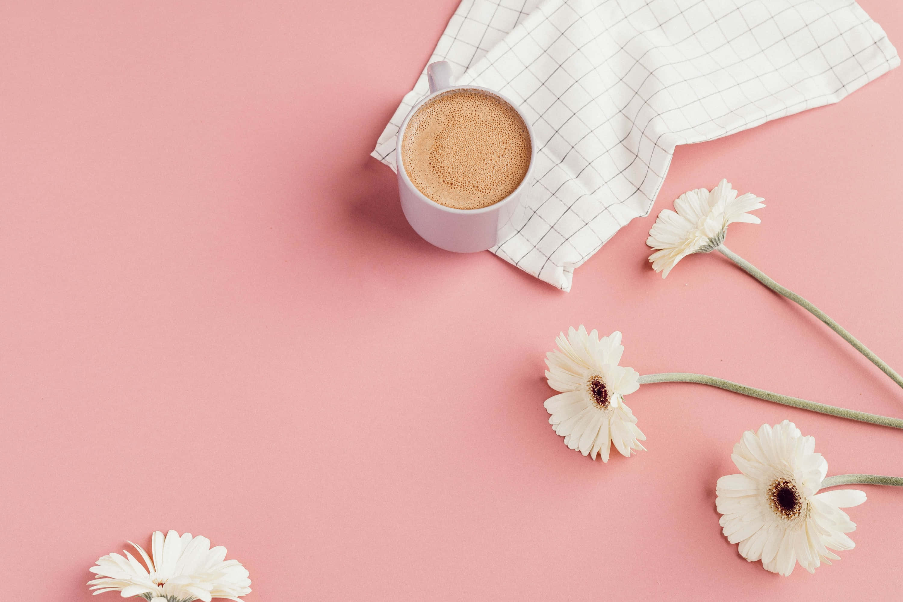 Pink aesthetic med et strejf af moderne minimalisme Wallpapers