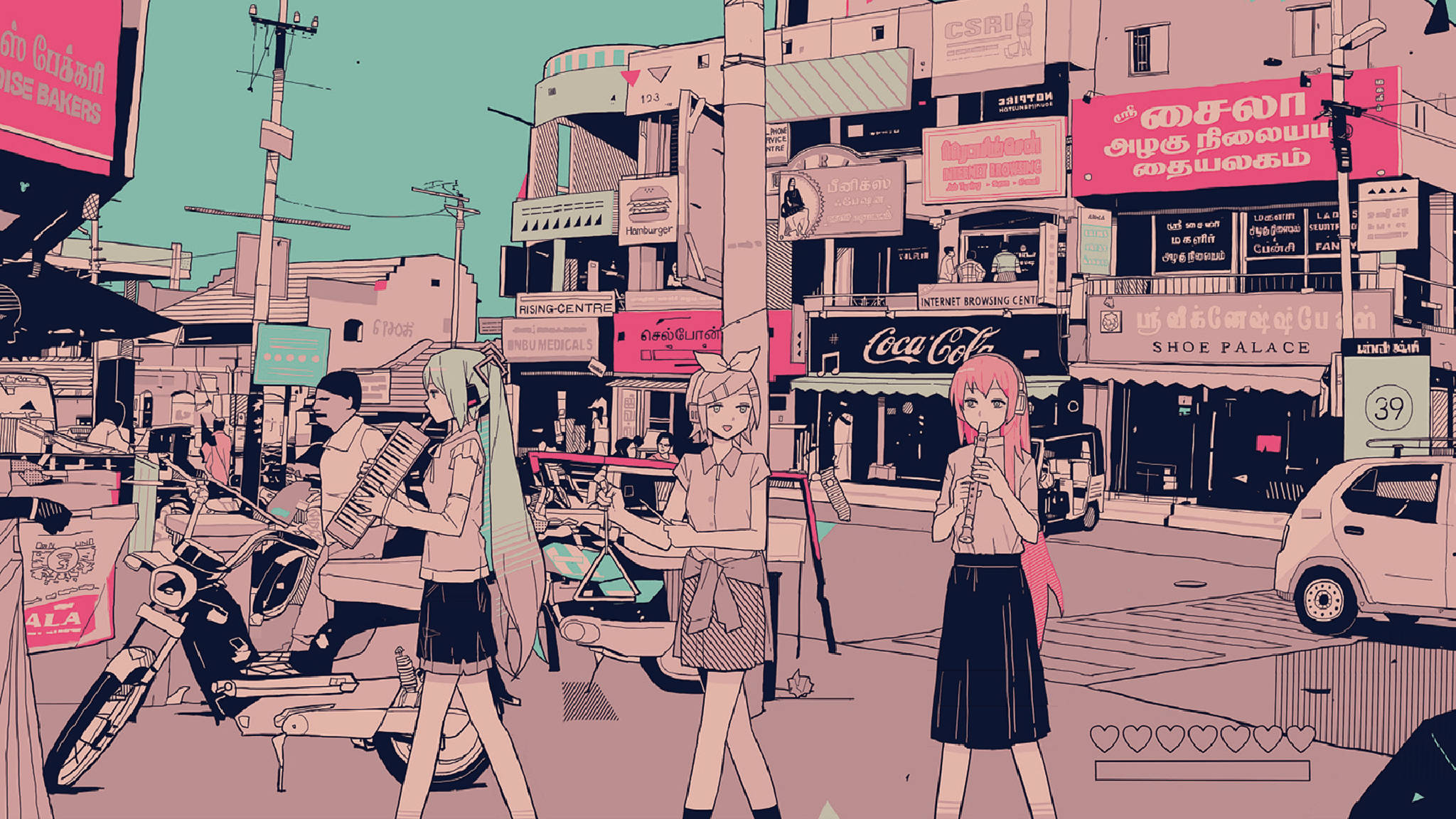 Pink Anime Aesthetic Vocaloid Gade Wallpapers
