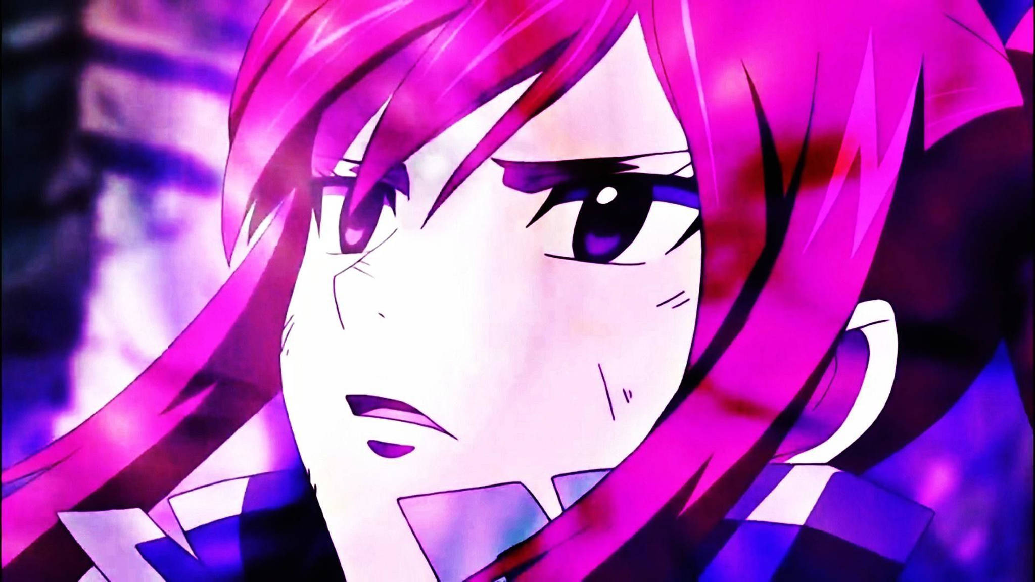 Pink Anime Æstetik Erza Scarlet Wallpapers