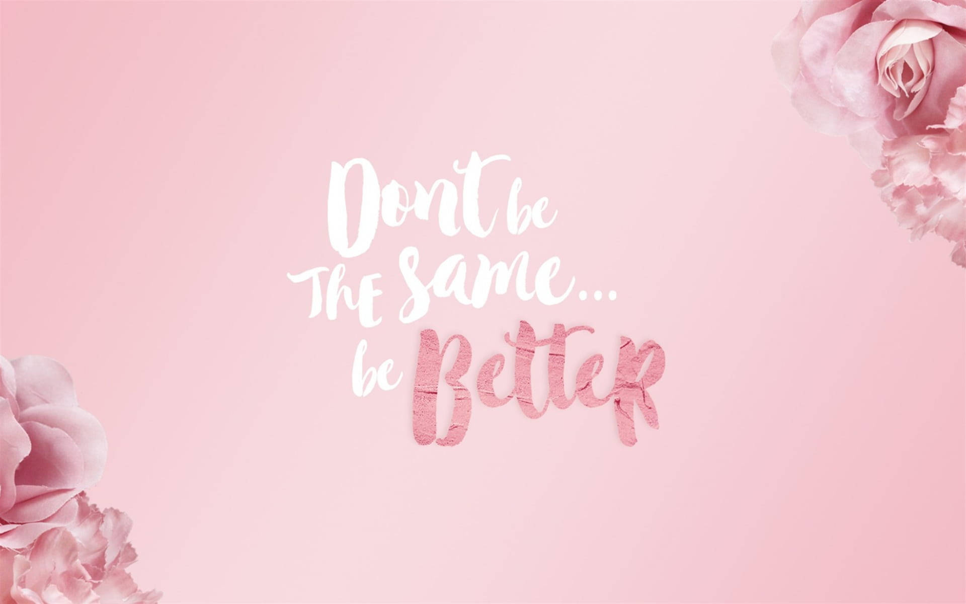Pink Floral Aesthetic Inspirerende Laptop Wallpapers