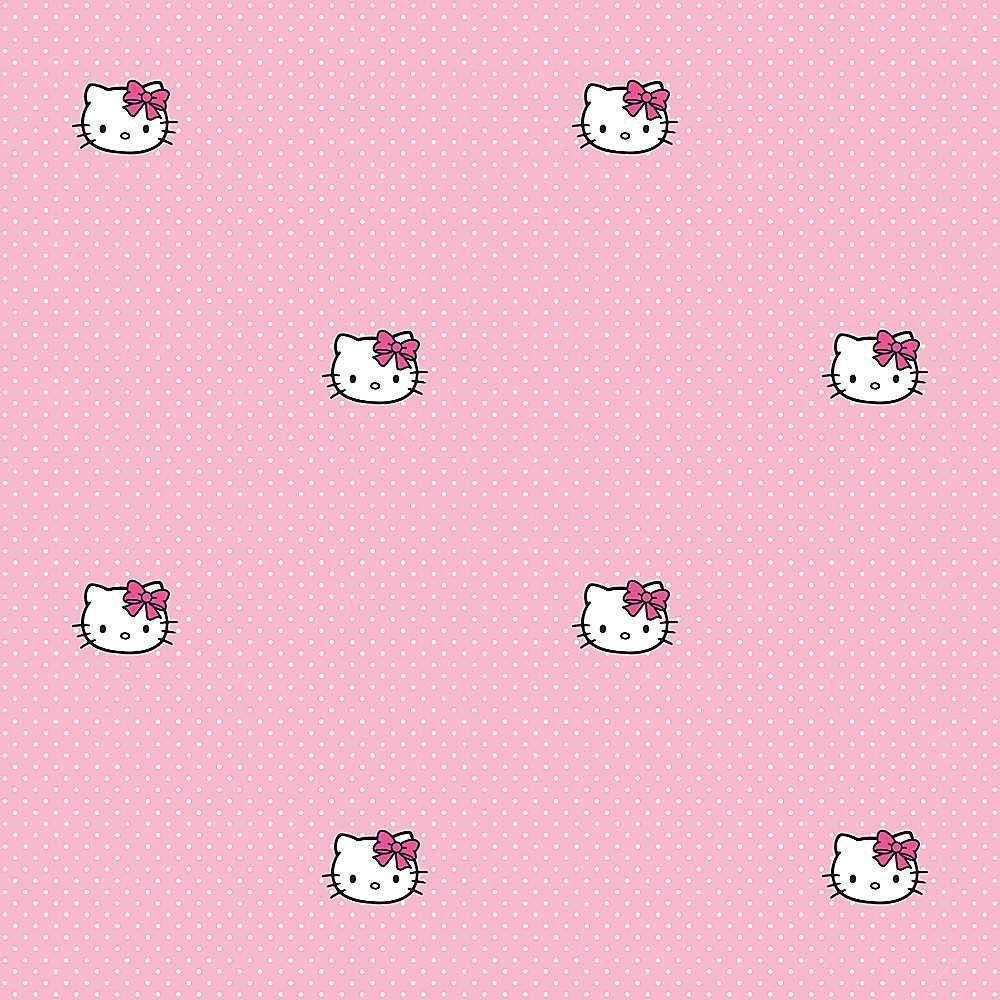 Pink Hello Kitty Hovedmønster Wallpapers